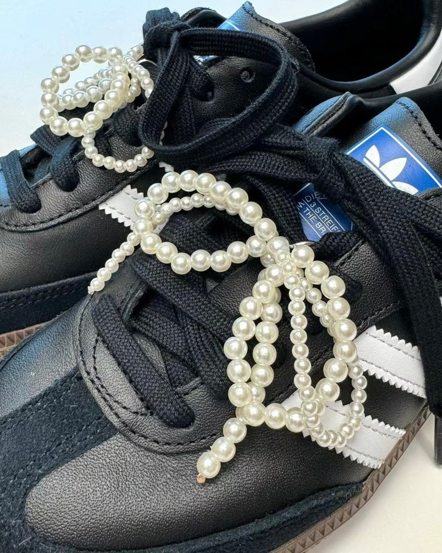pearls bows shoes clips