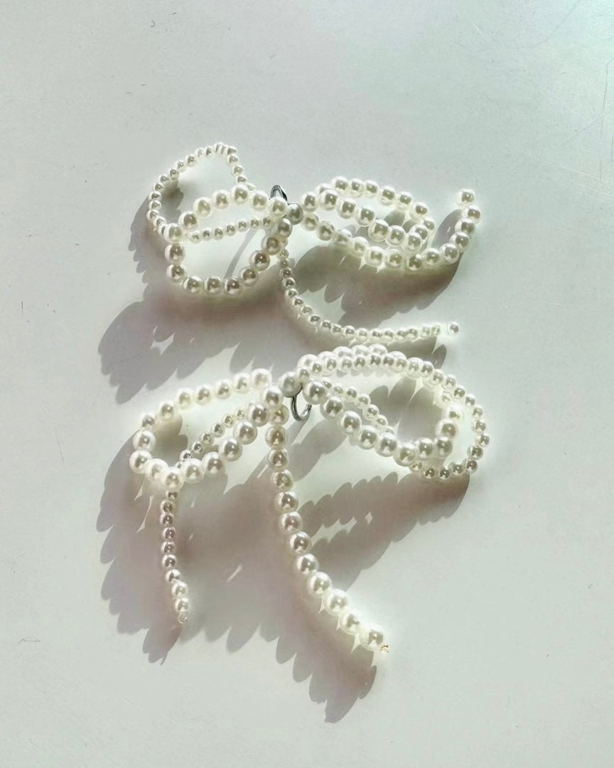 pearls bows shoes clips
