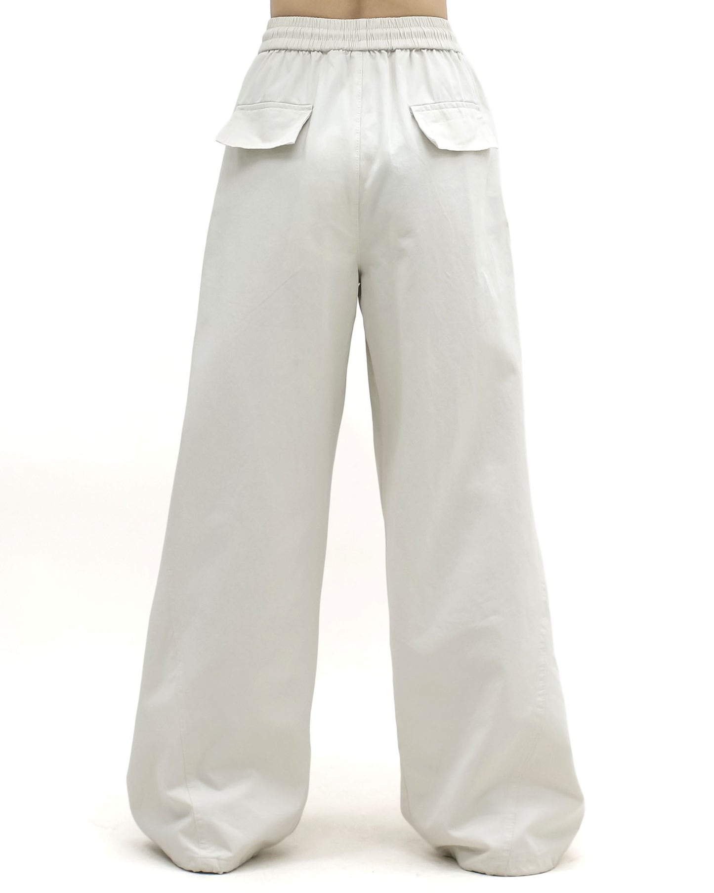 ivory ruched pockets cargo pants *pre-order*