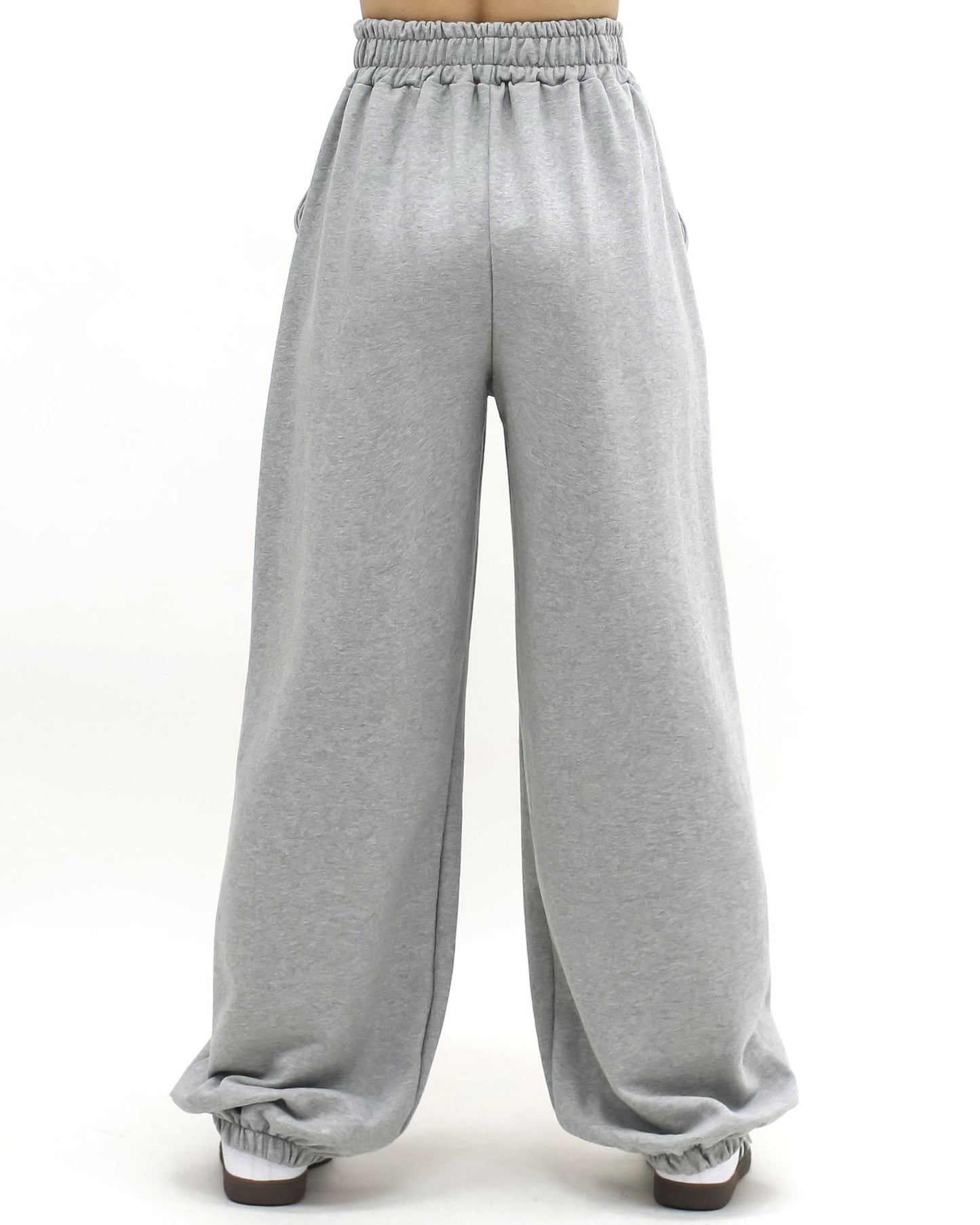 grey studded sweat joggers