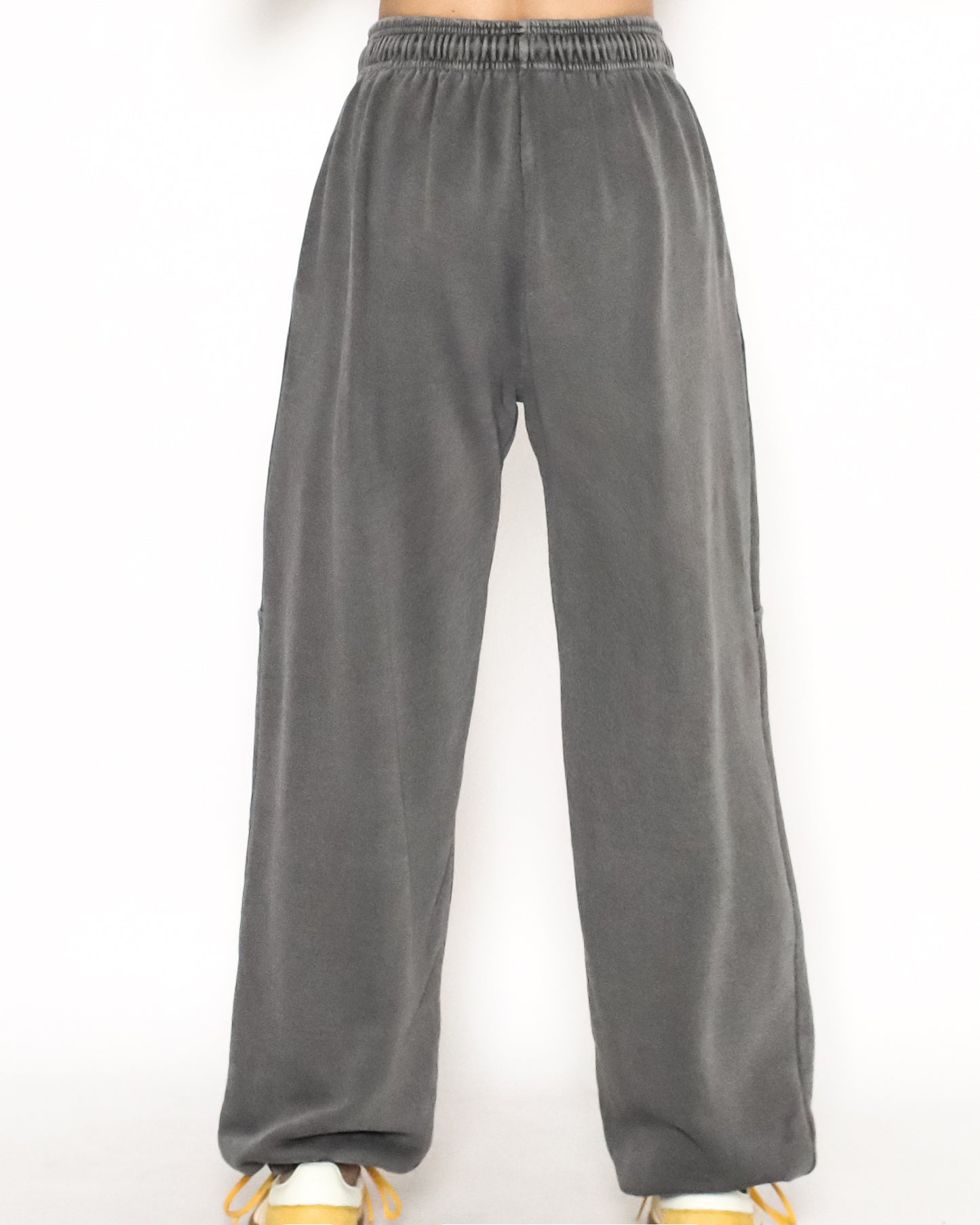 washed grey sweat joggers