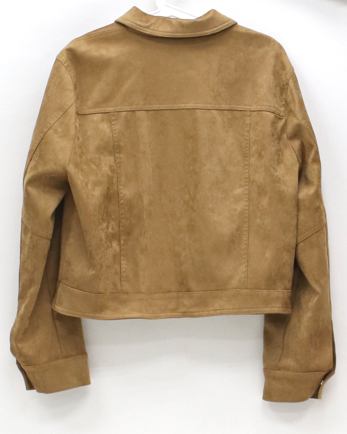 beige PU suede jacket *pre-order*
