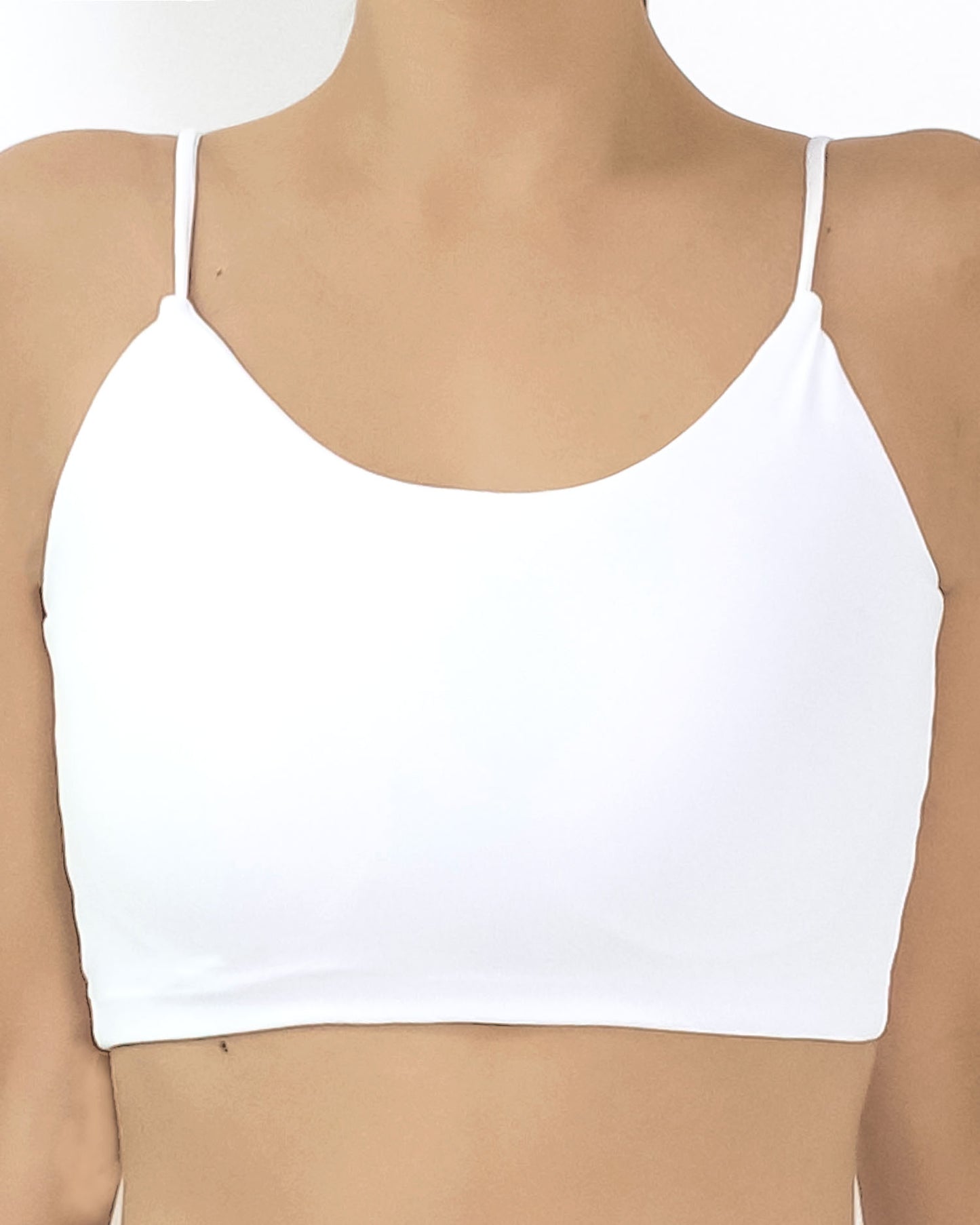 ivory twisted low back bra *pre-order*