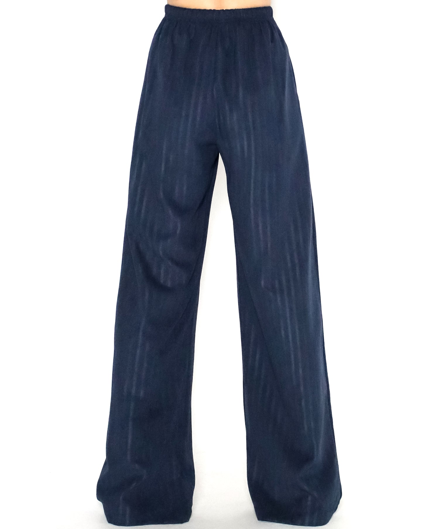 blue stripes soft straight leg pants *pre-order*