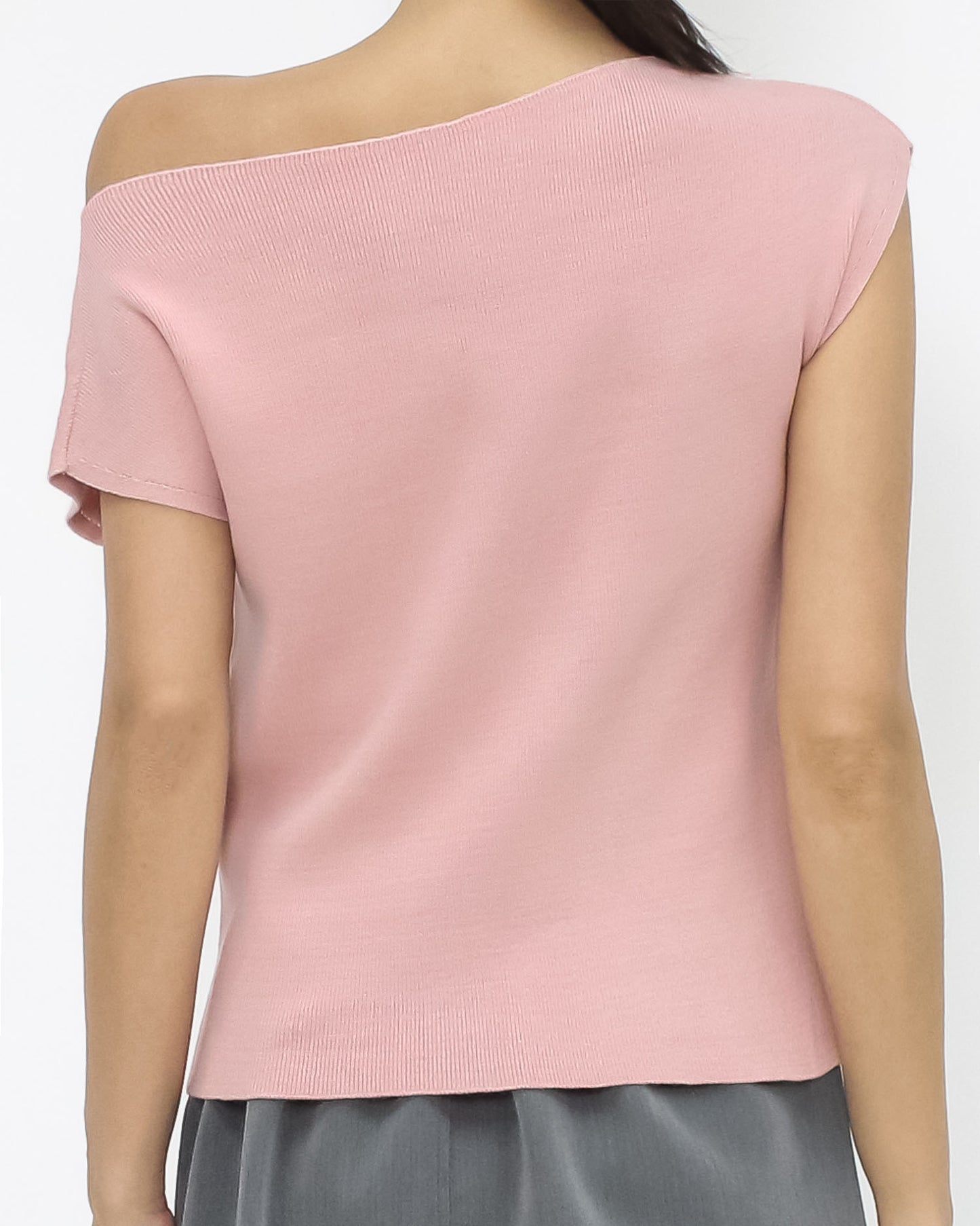 pink casual knitted top *pre-order*