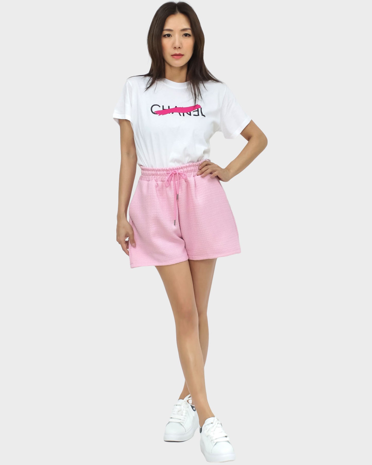 ivory printed tee