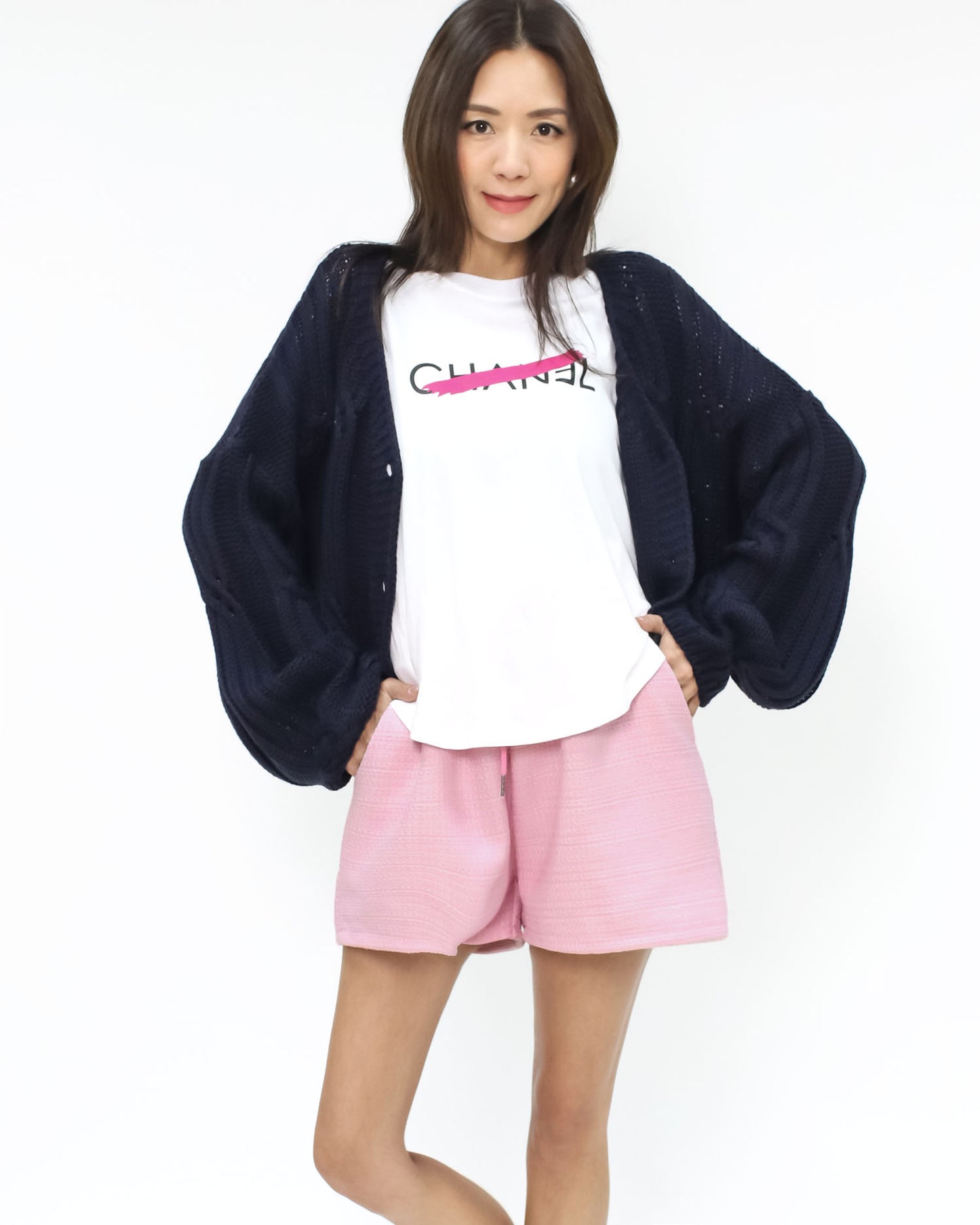 ivory printed tee