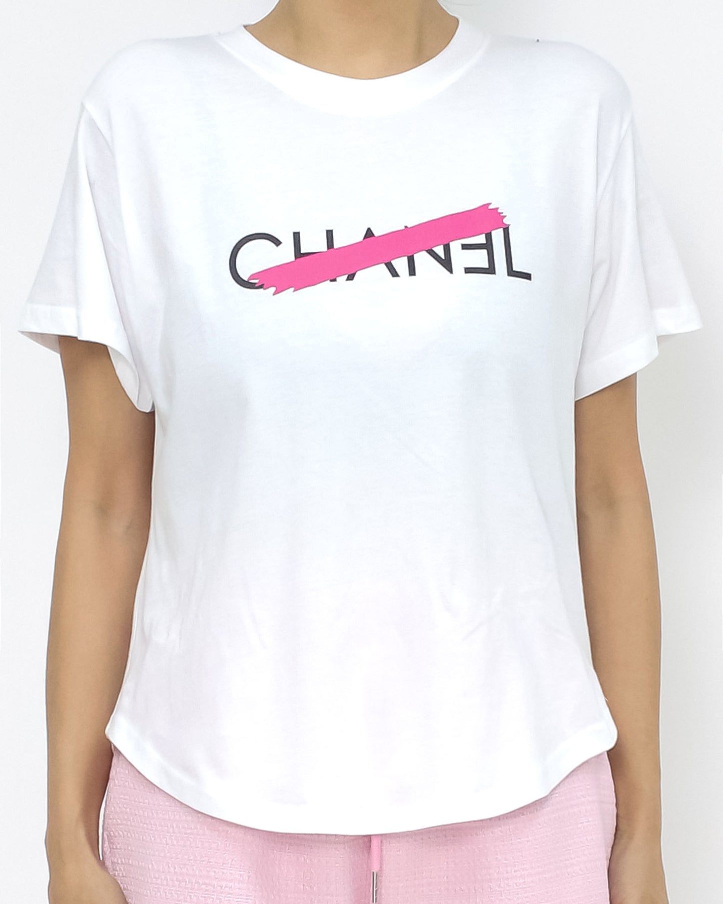 ivory printed tee