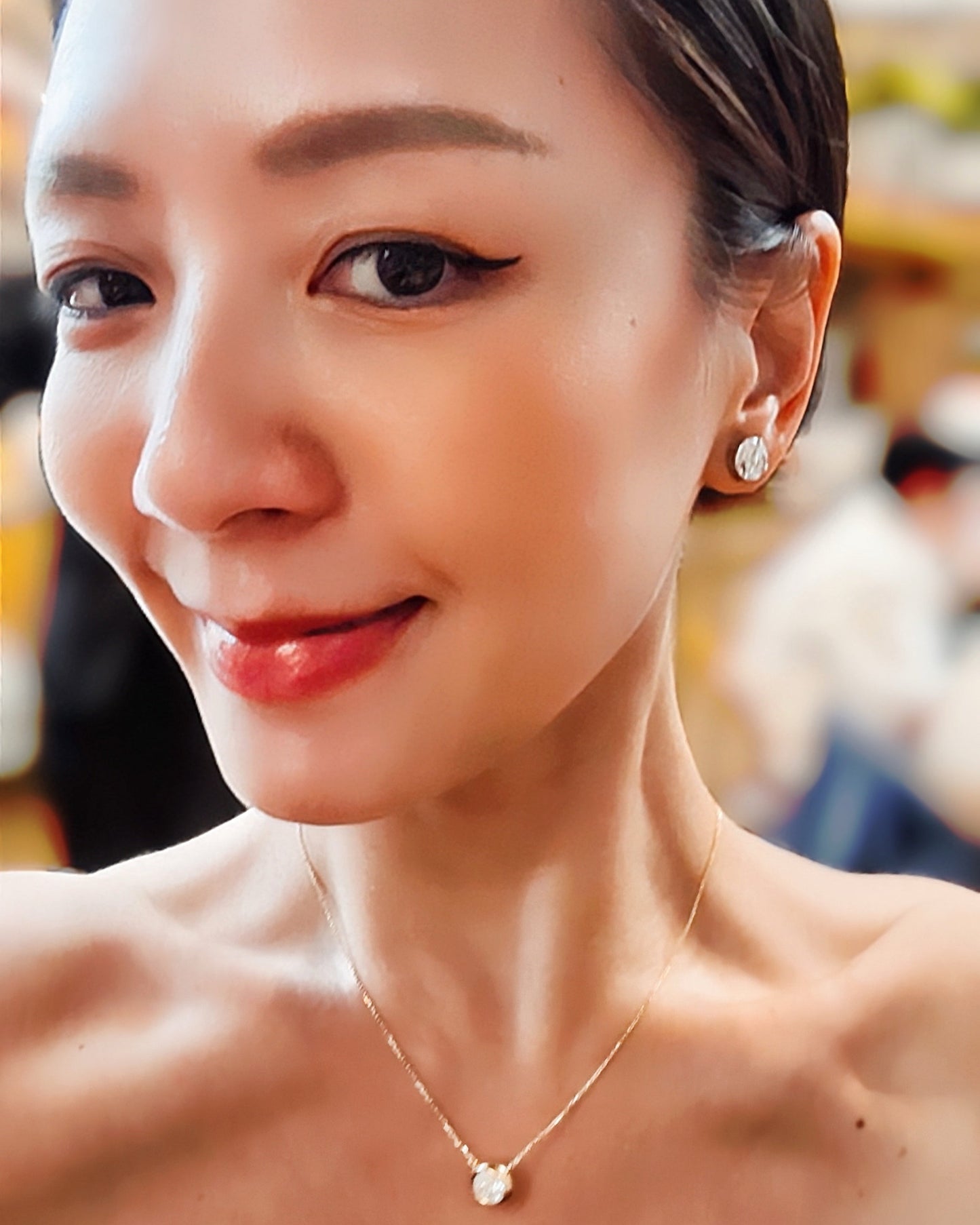 GAL round lab diamonds necklace *pre-order*