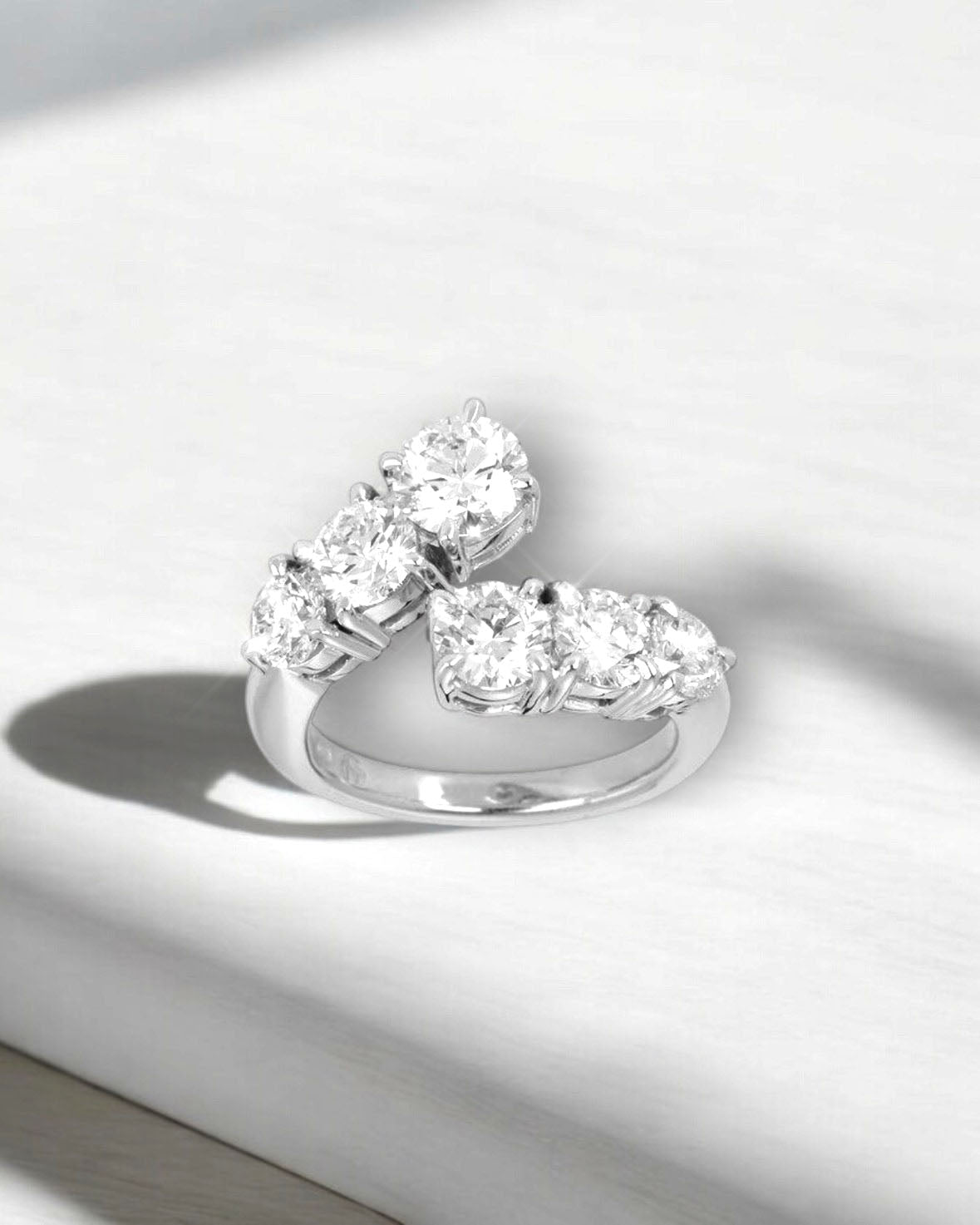 GAL 18K lab-grown diamond wrap open ring *pre-order*