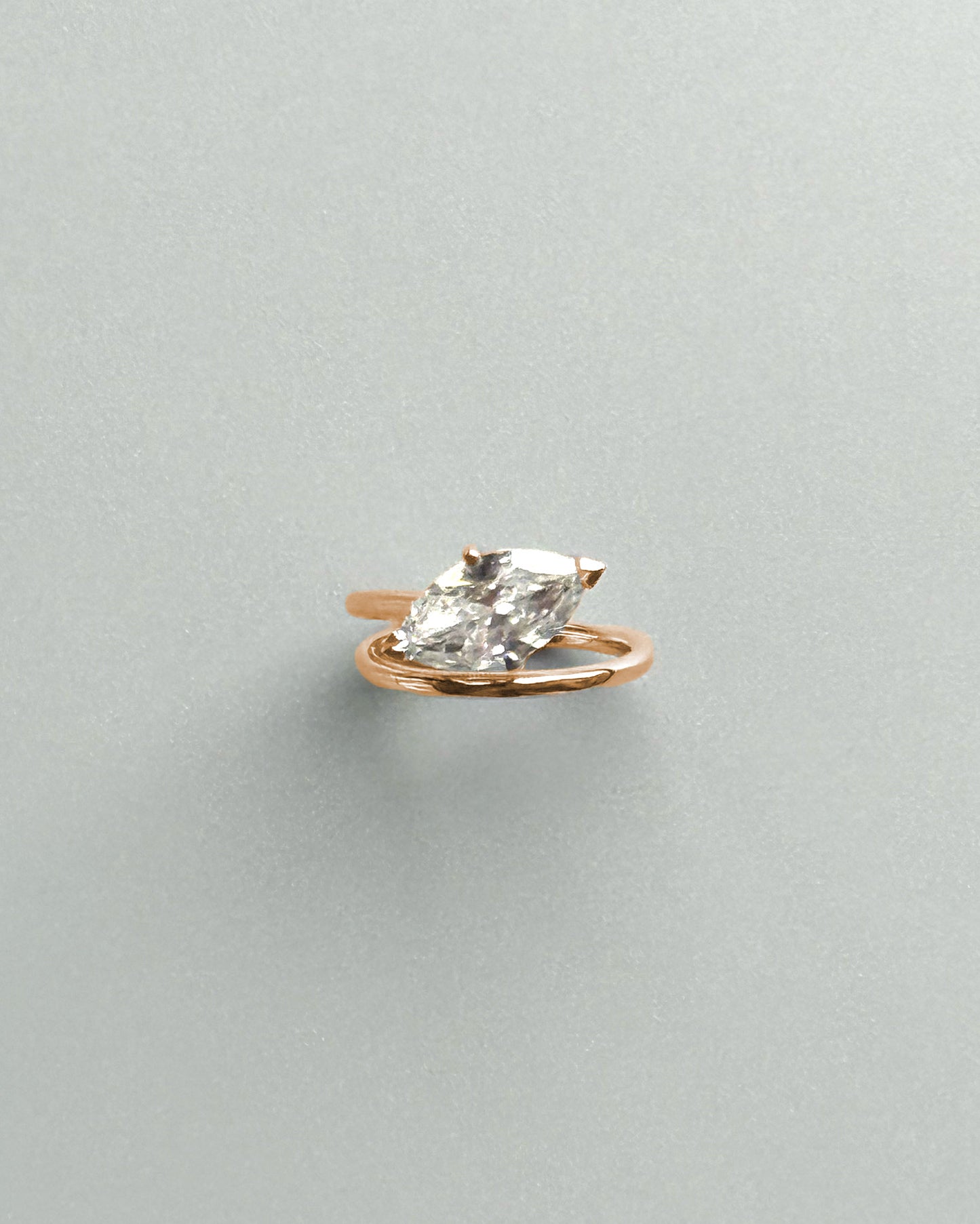 GAL 1.5ct marquise lab-grown diamond ring