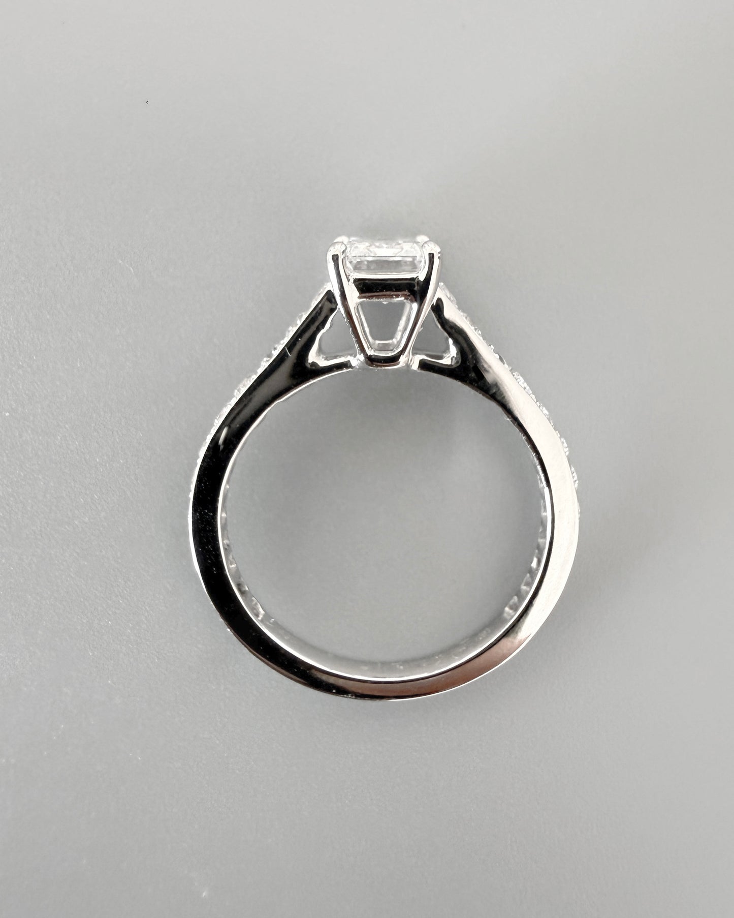 GAL 1ct emerald halo lab-grown diamond ring *pre-order*