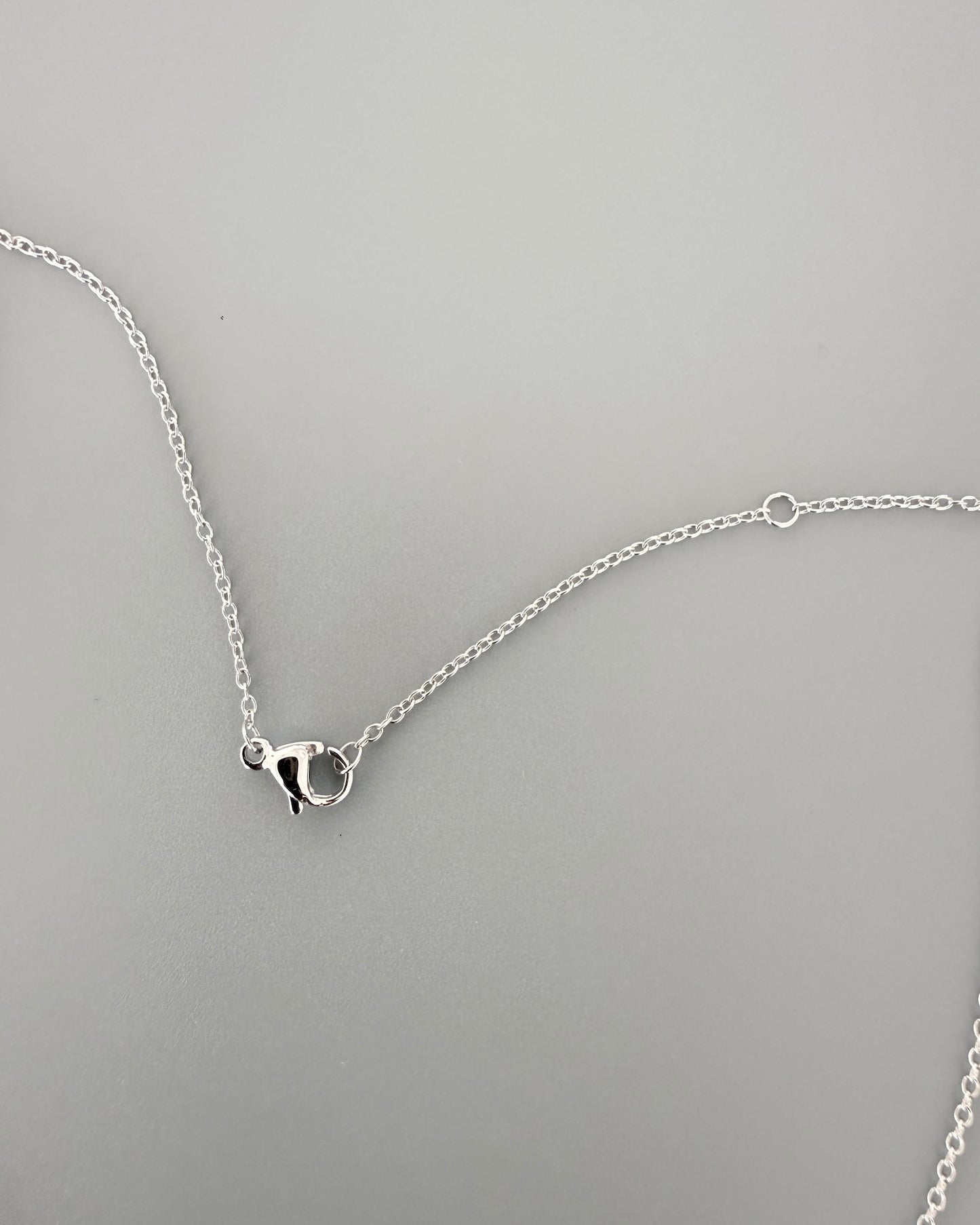 GAL 1ct pear halo lab-grown diamond alloy necklace