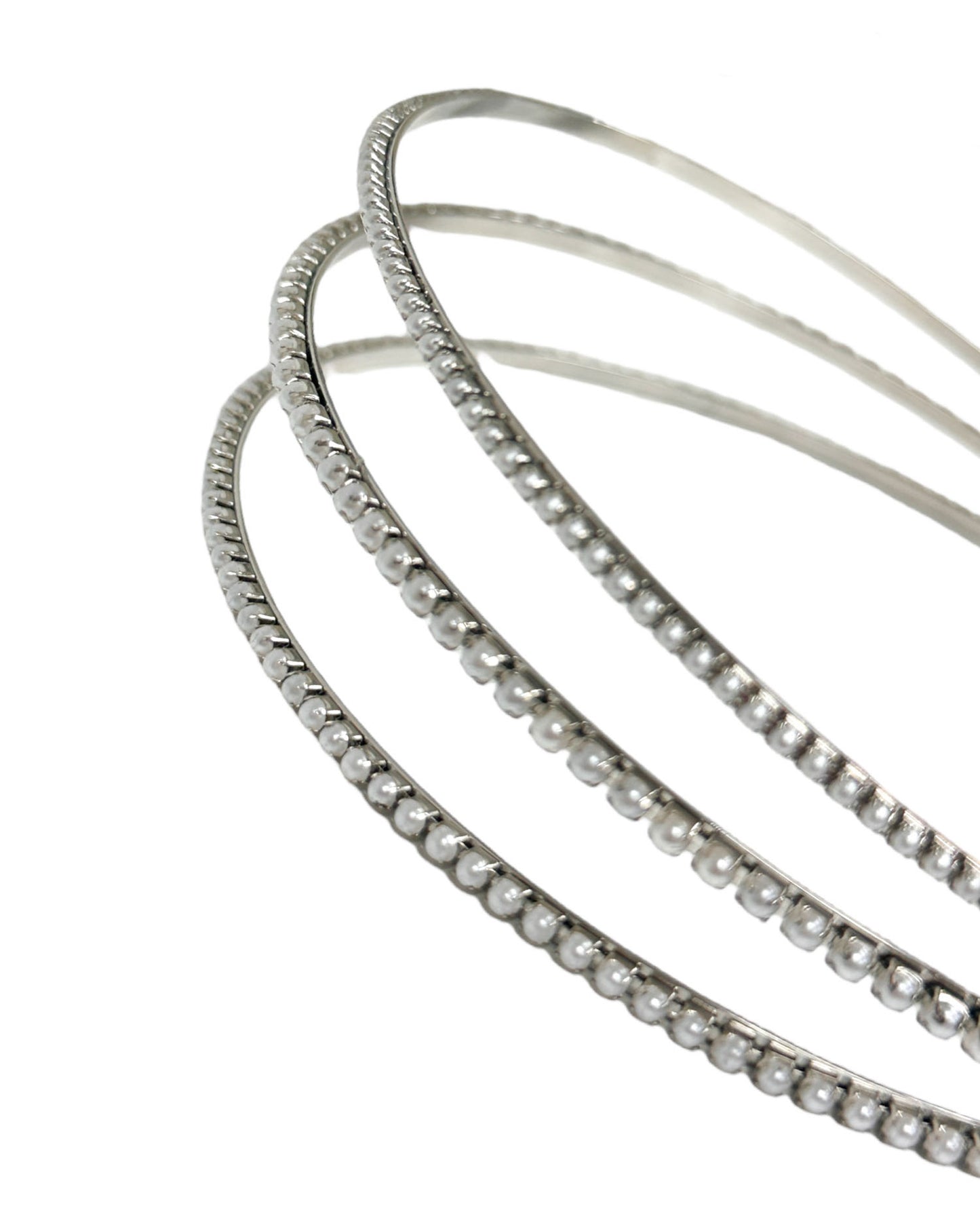 pearls 3 panel headband *pre-order*