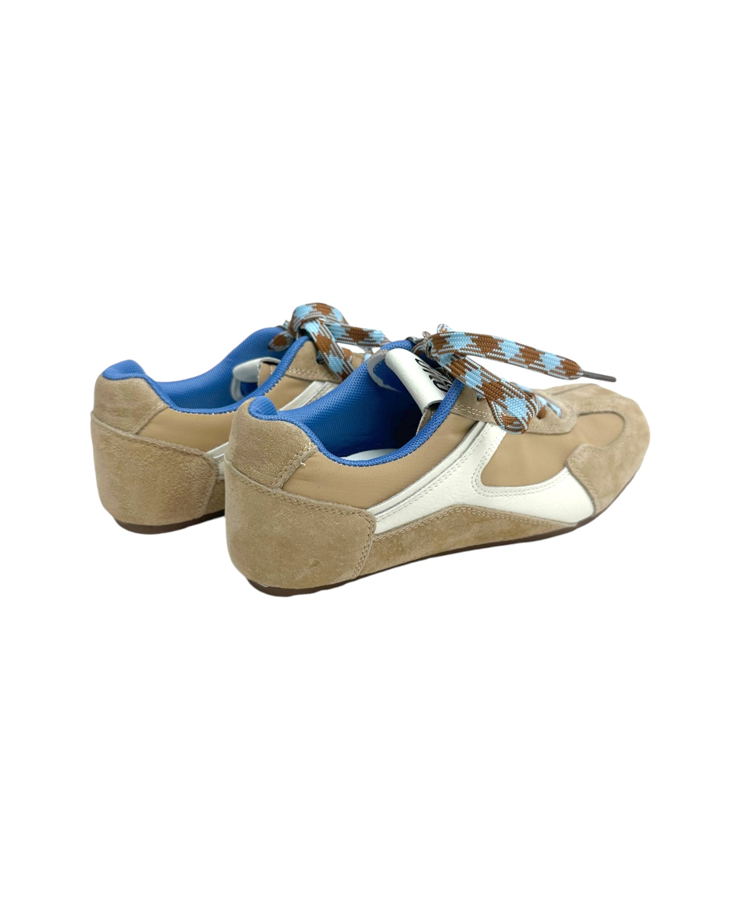 beige & ivory suede sneakers *pre-order*