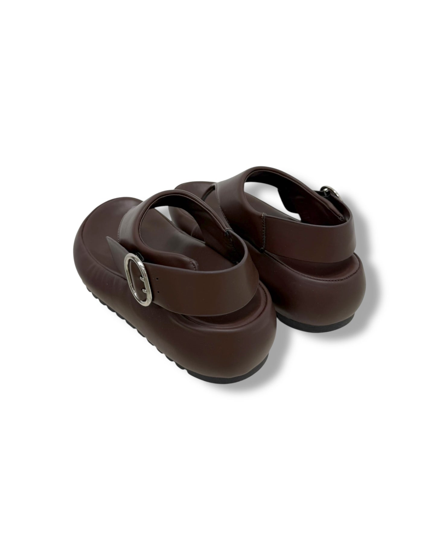 brown PU leather sandals *pre-order*