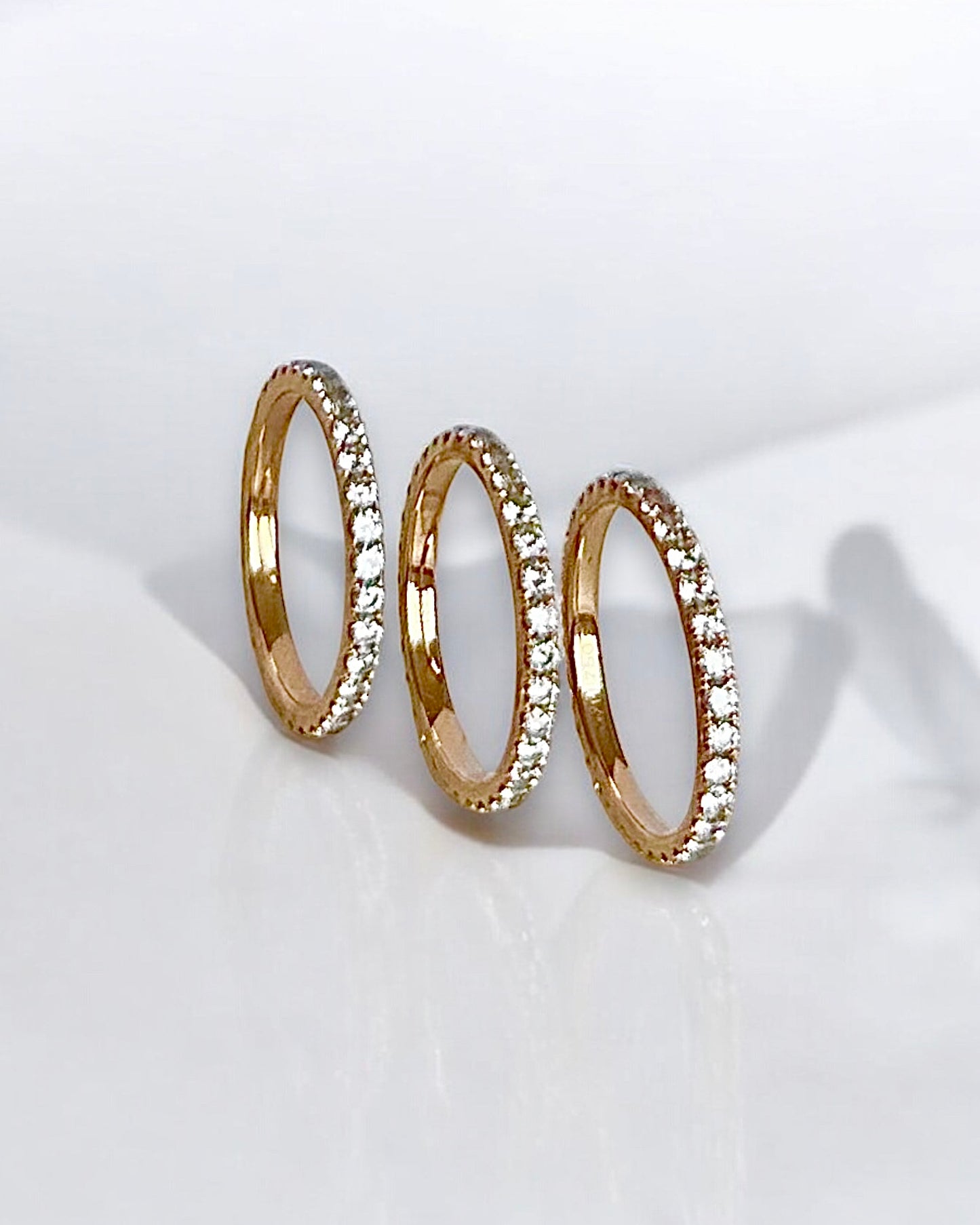 GAL 2mm eternity band 18K lab-grown diamond ring *pre-order*