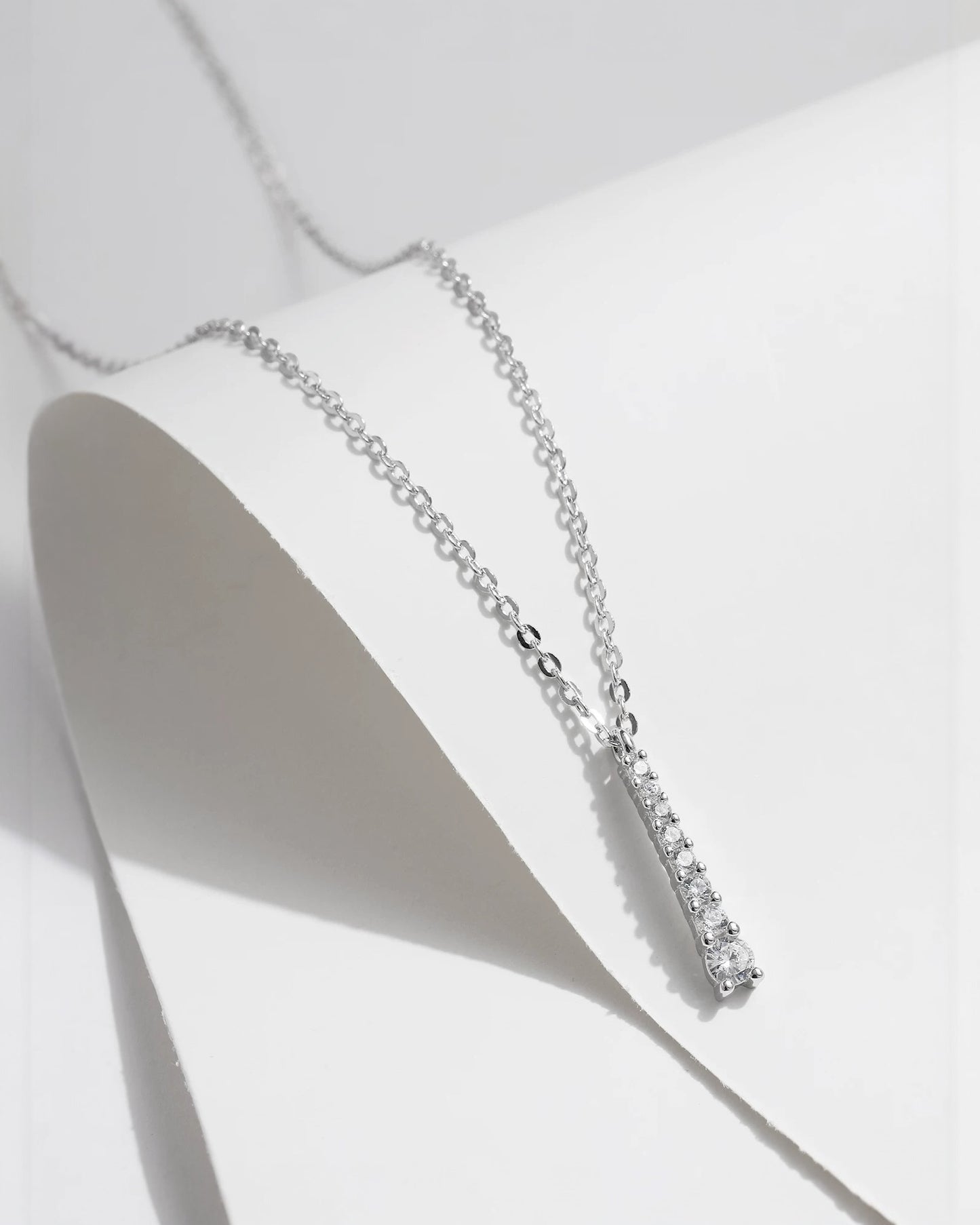 GAL illusion drop pendent lab-grown diamond necklace *pre-order*