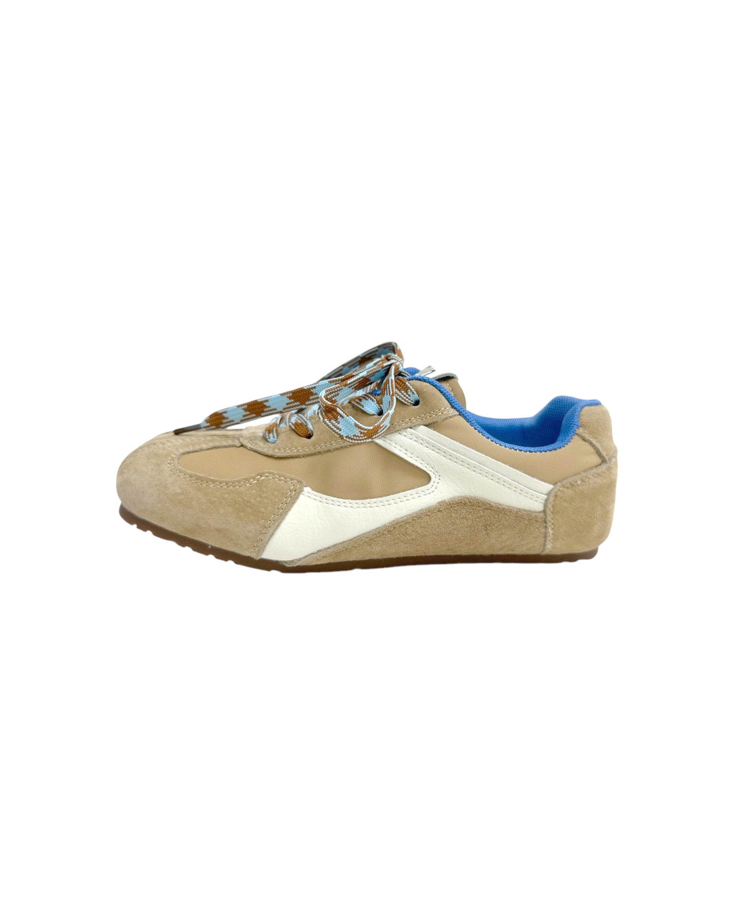 beige & ivory suede sneakers *pre-order*