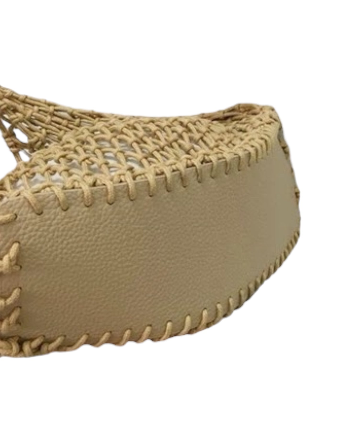 beige rope knitted tote bag *pre-order*