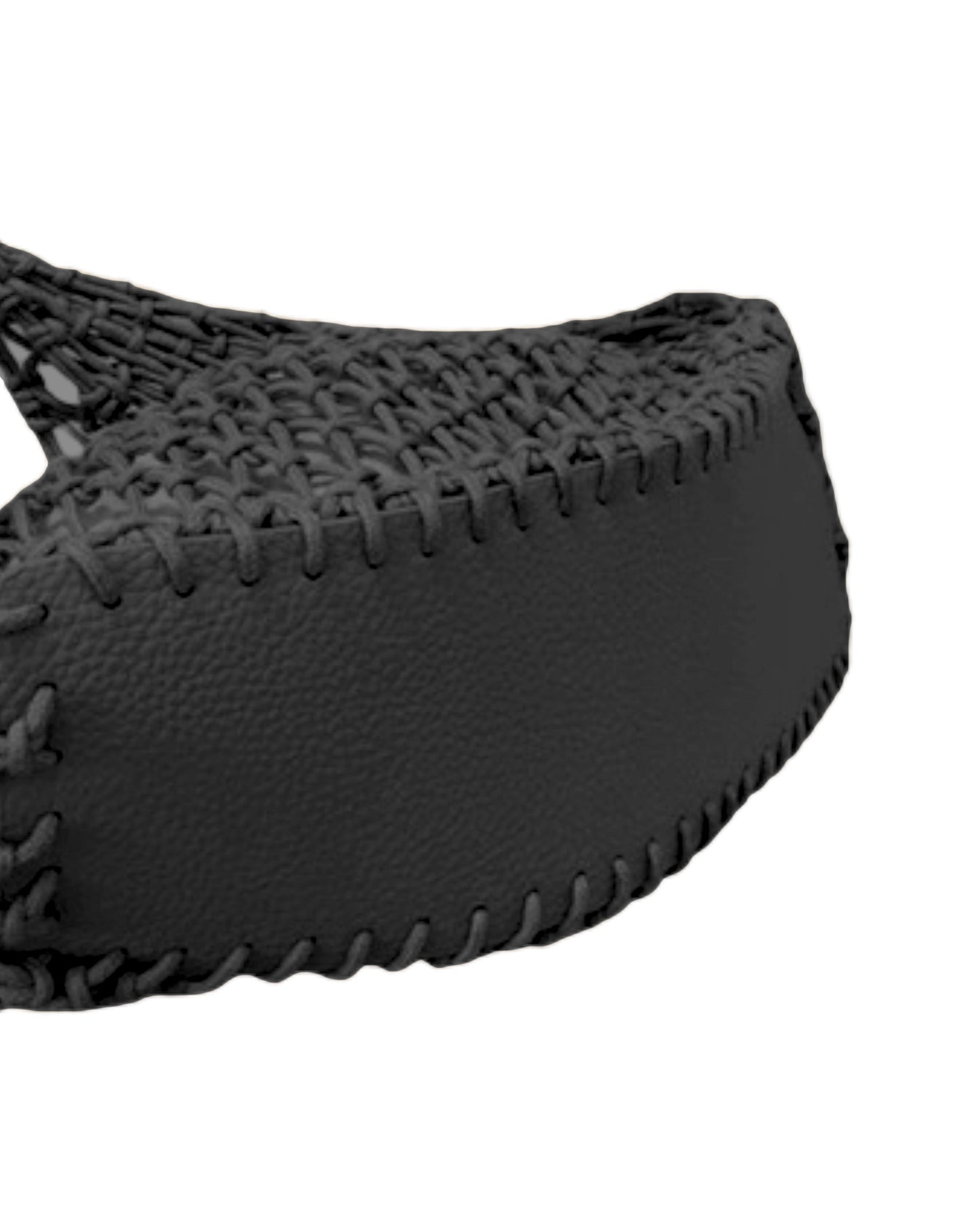 black rope knitted tote bag *pre-order*