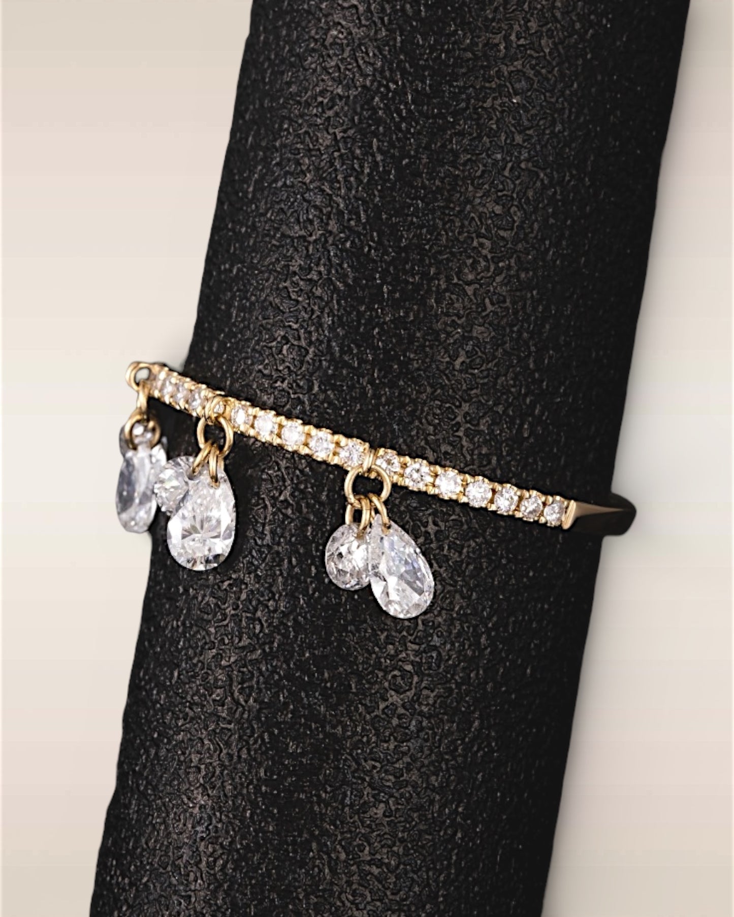 GAL teardrop halo lab-grown diamond ring *pre-order*