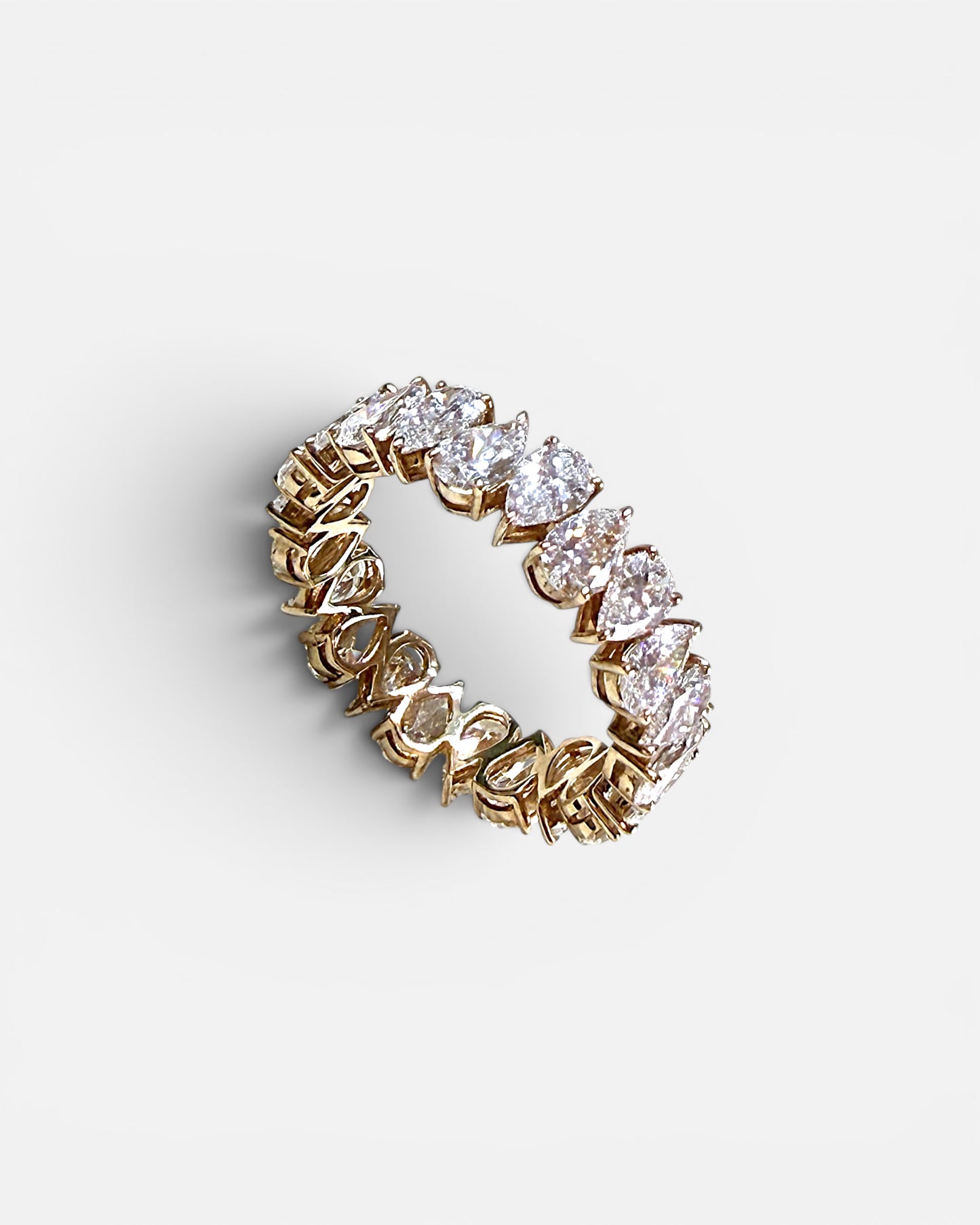 0.15ct pear lab-grown diamond eternal ring