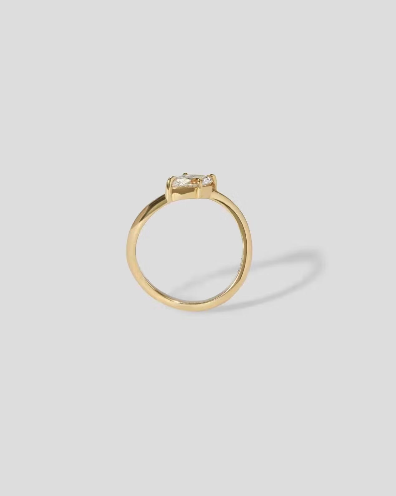 GAL 0.5ct marquise lab-grown diamond ring