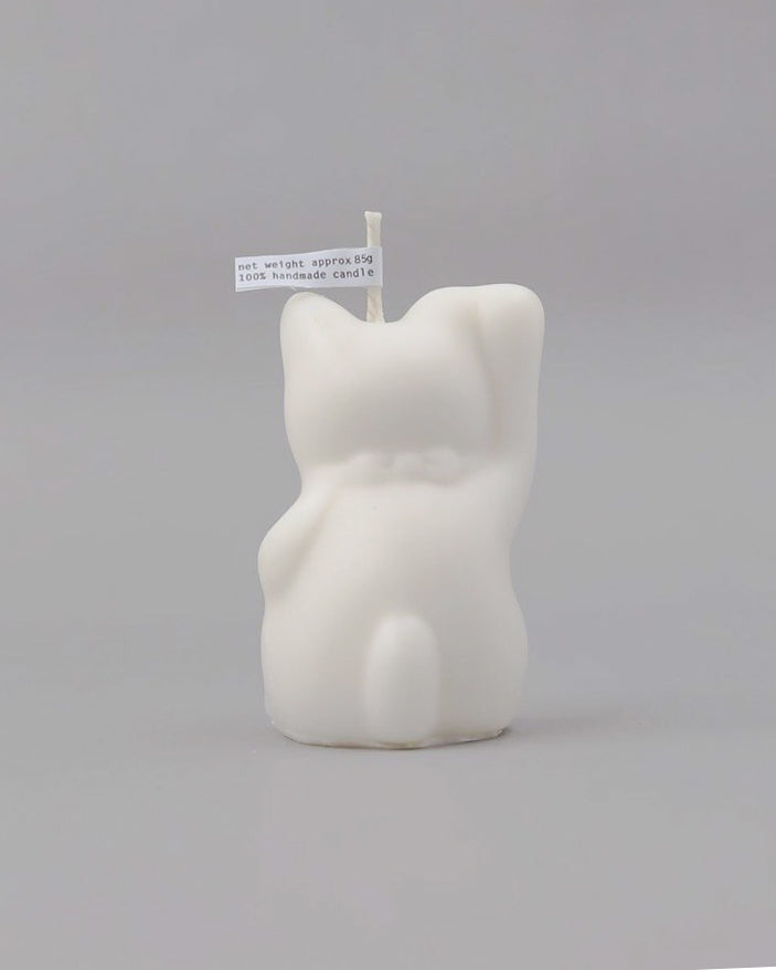 SANTA HAM SOY CANDLE - LUCKY CAT WHITE