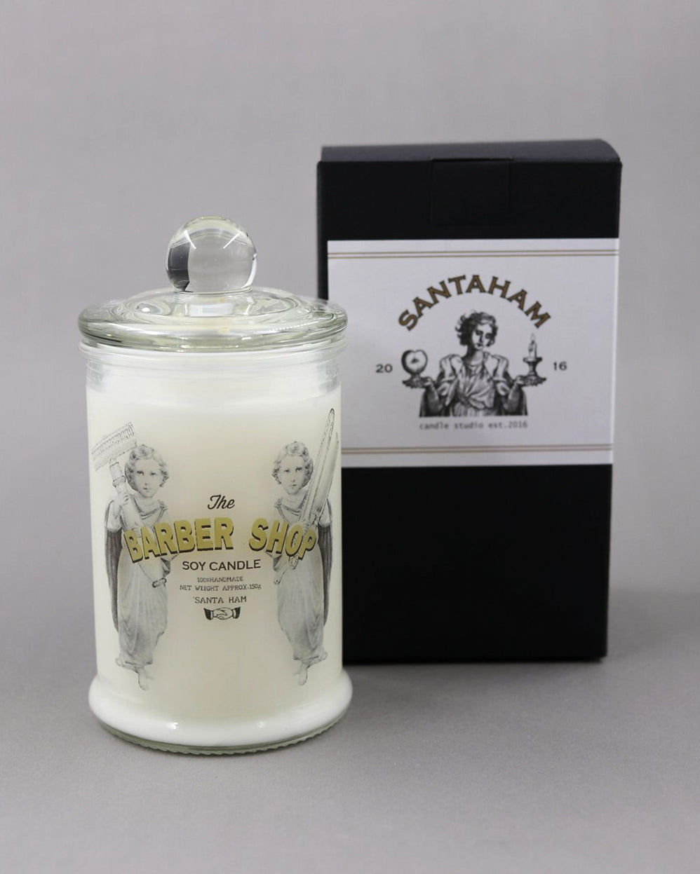 SANTA HAM SOY CANDLE - THE BARBER SHOP