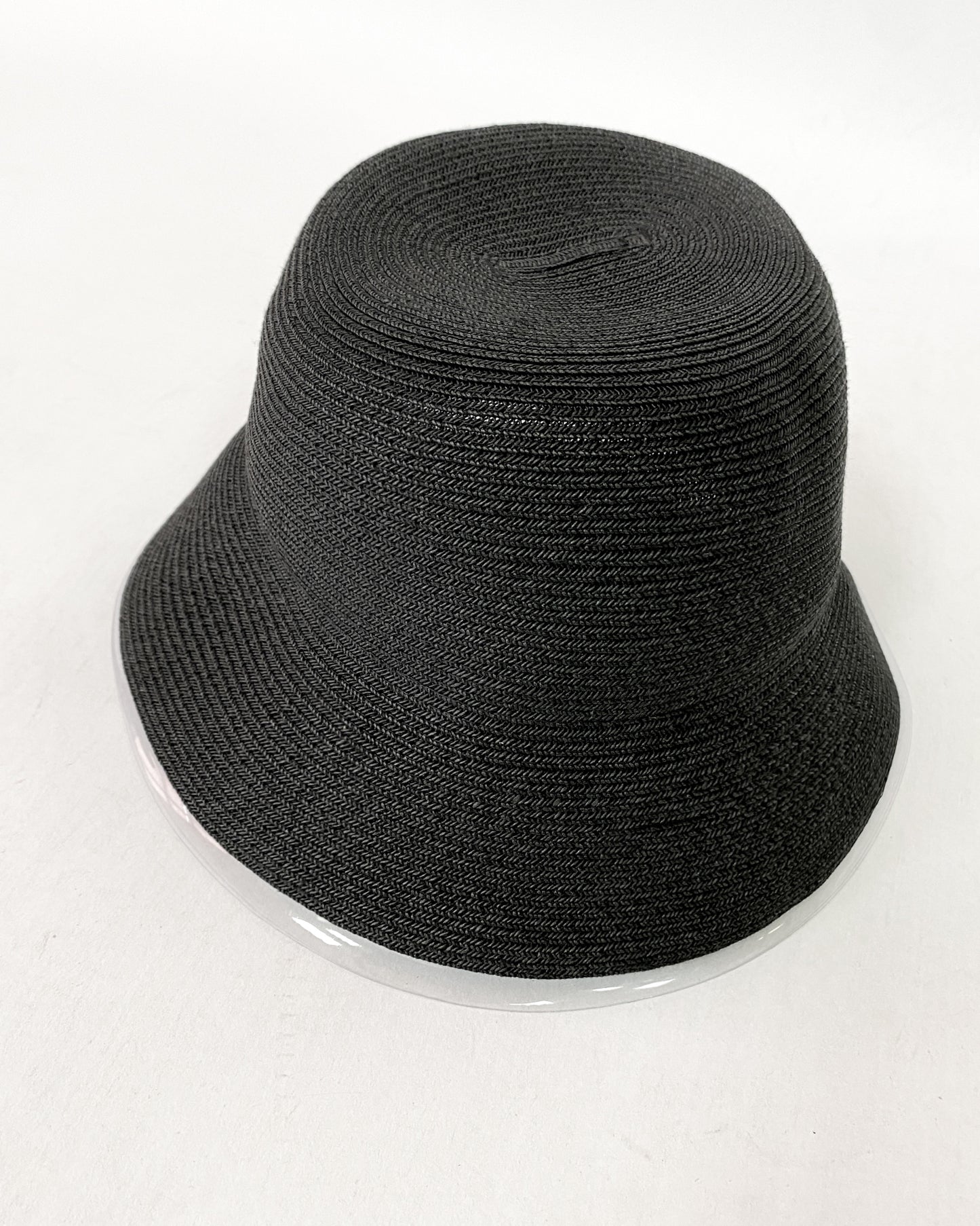 black straw bucket hat *pre-order*