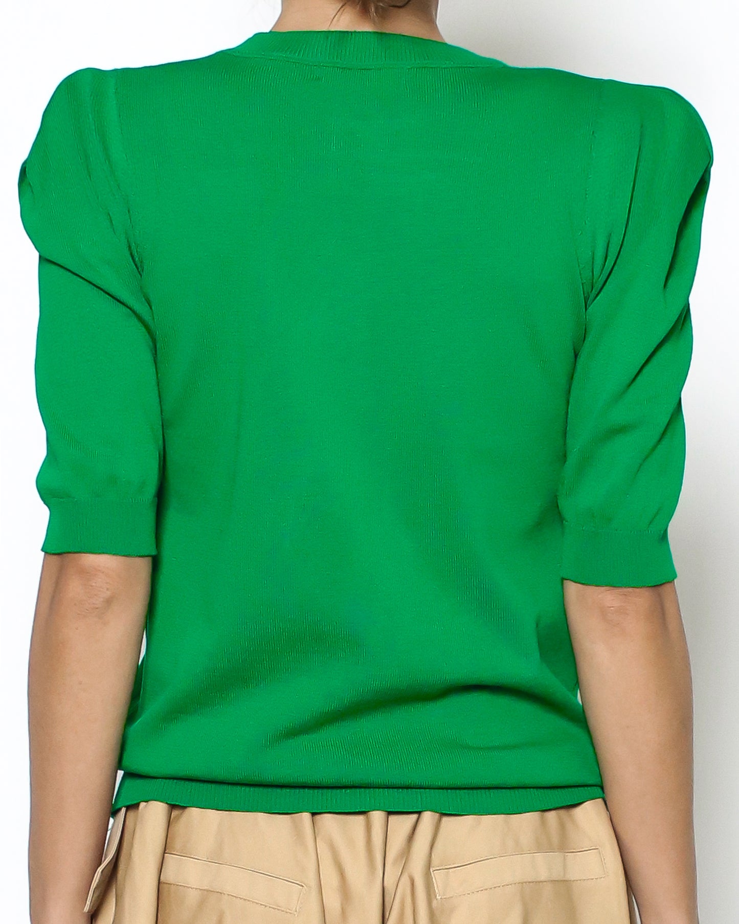 green knitted top *pre-order*