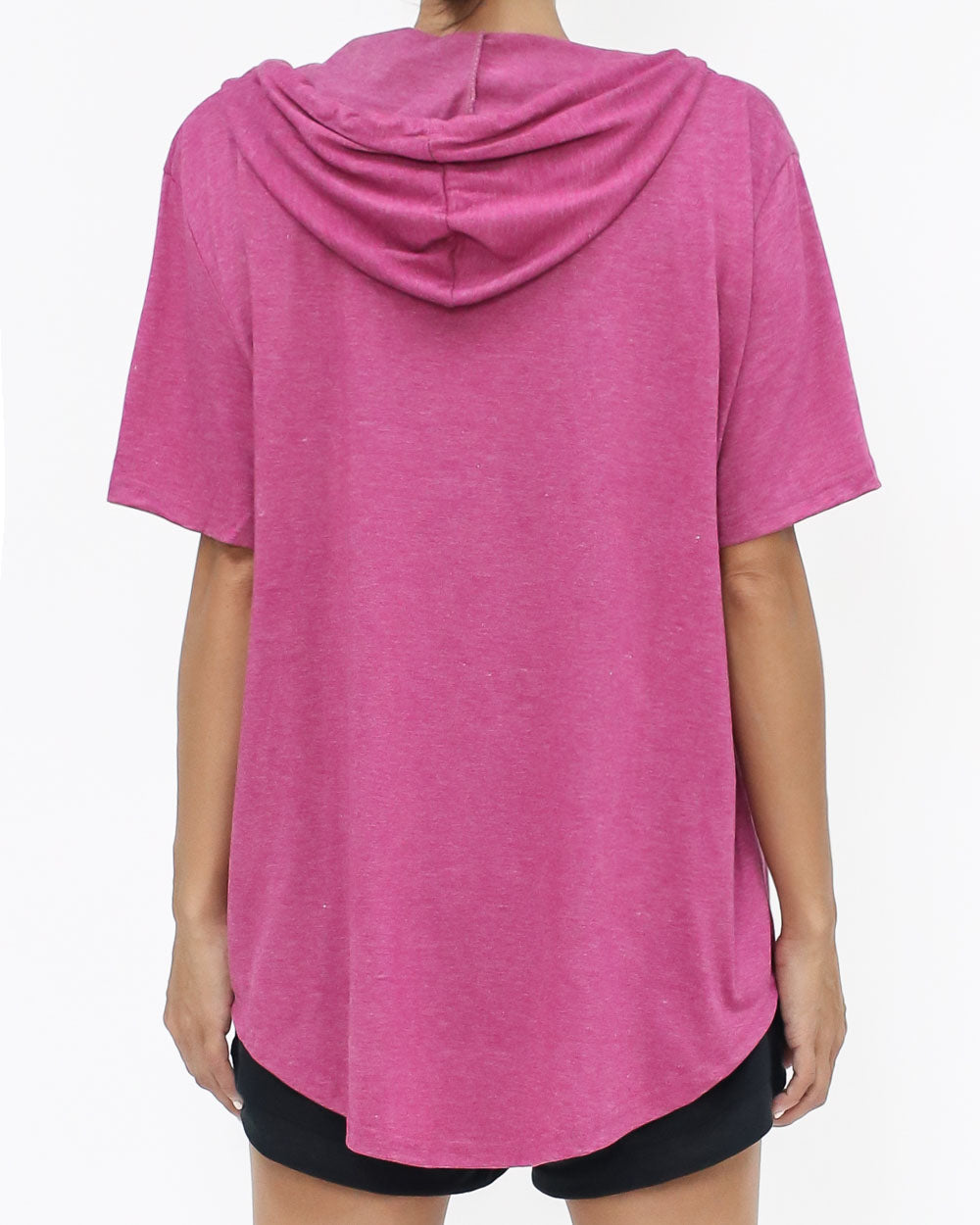 pink hoodie sports tee *pre-order*