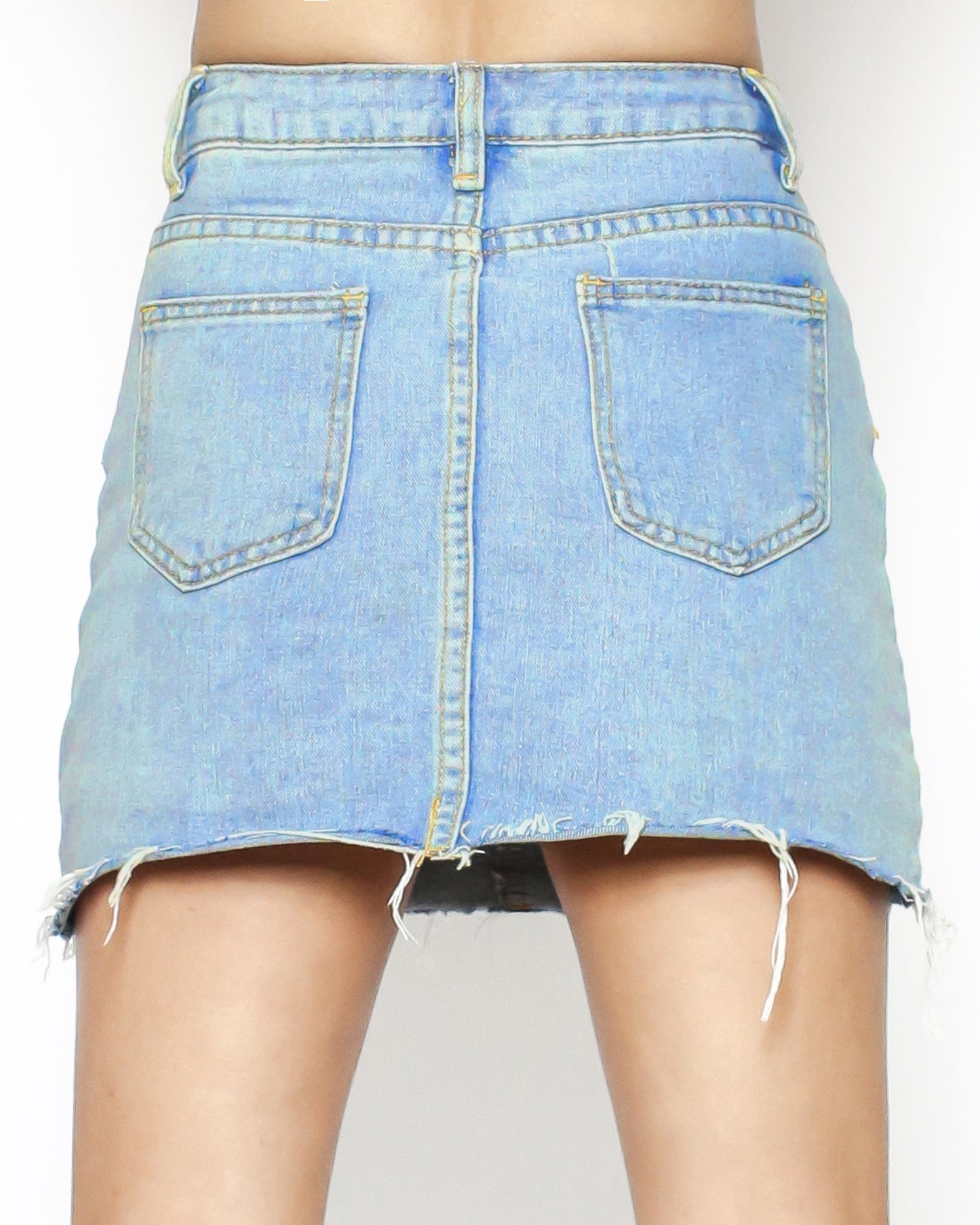 blue denim skort *pre-order*