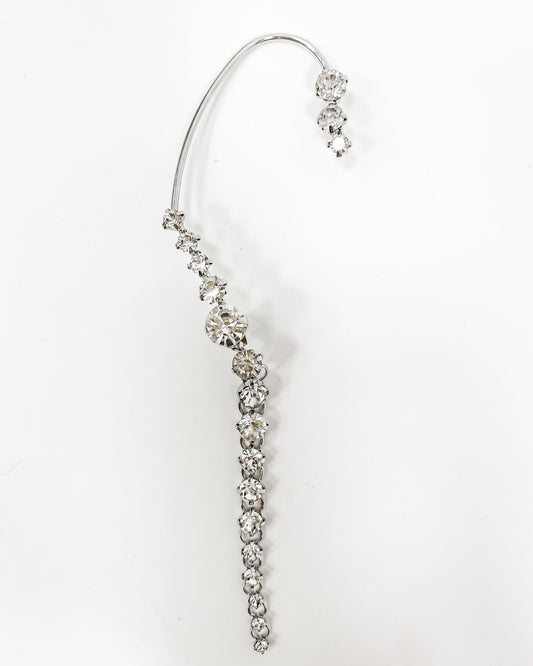 silver diamonds hook earrings *pre-order*