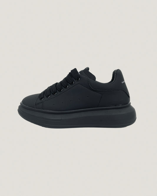 black PU texture sneakers *pre-order*