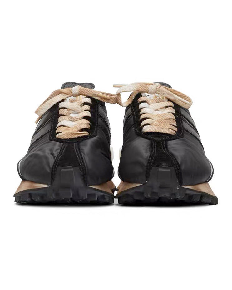 black wood flaform sneakers *pre-order*