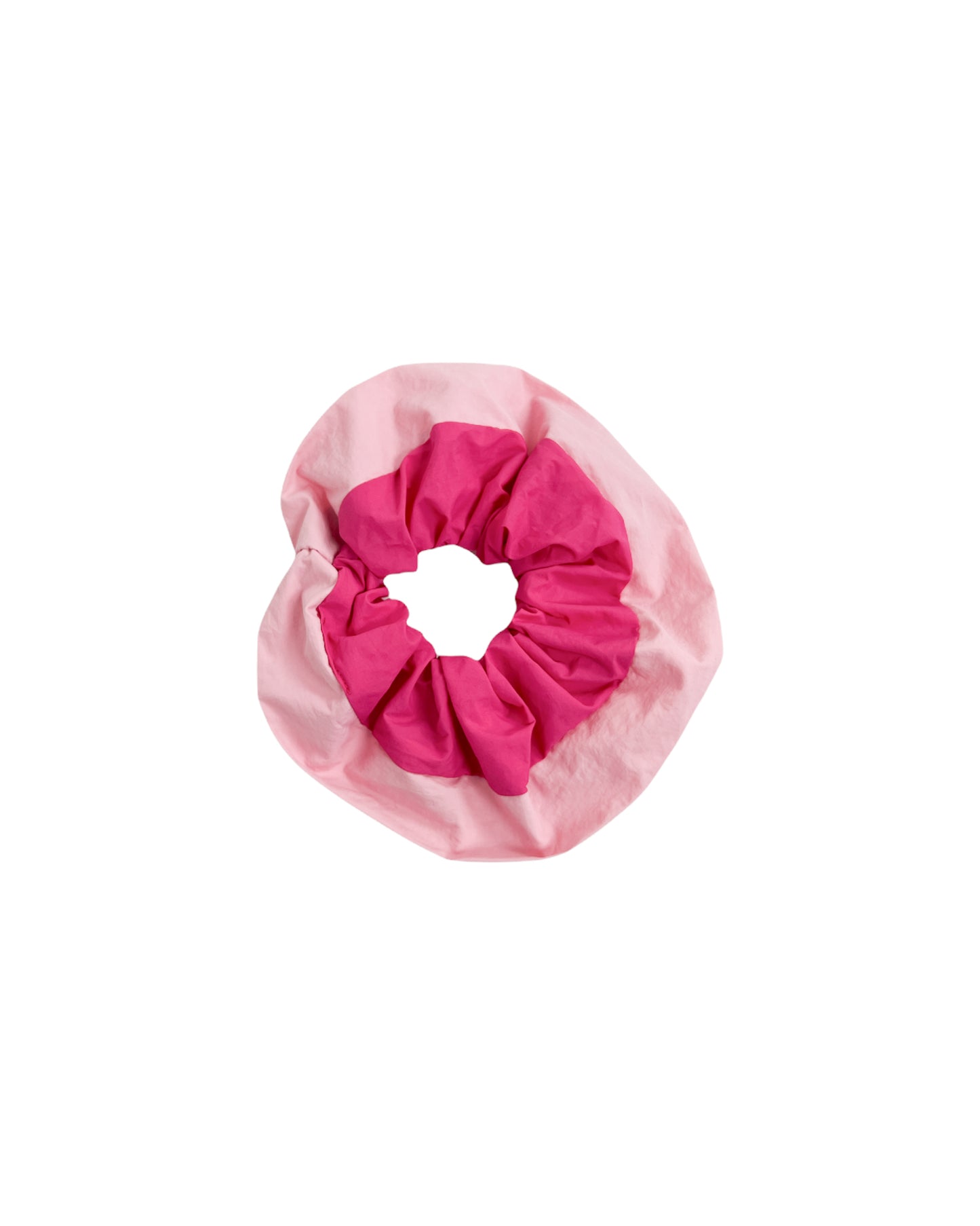 colour blocks ruched scrunchies