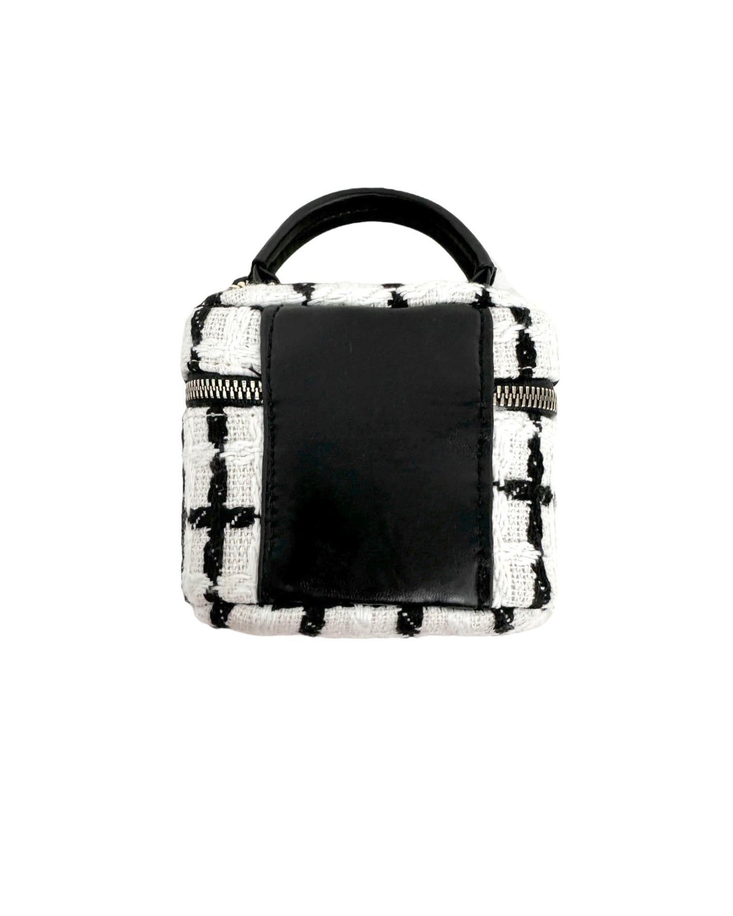 ivory & black tweed mini bag *pre-order*
