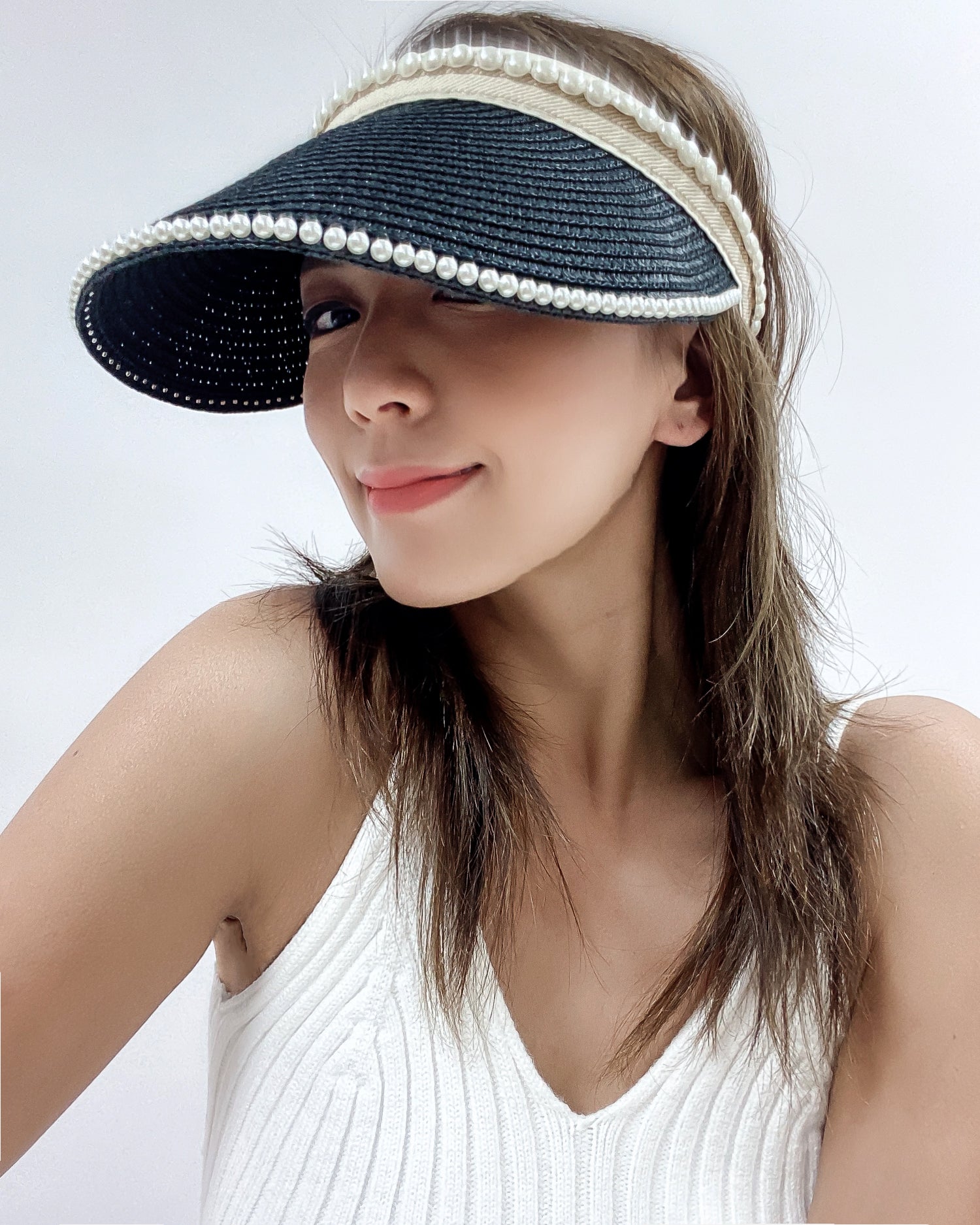 Asian sales visor hat