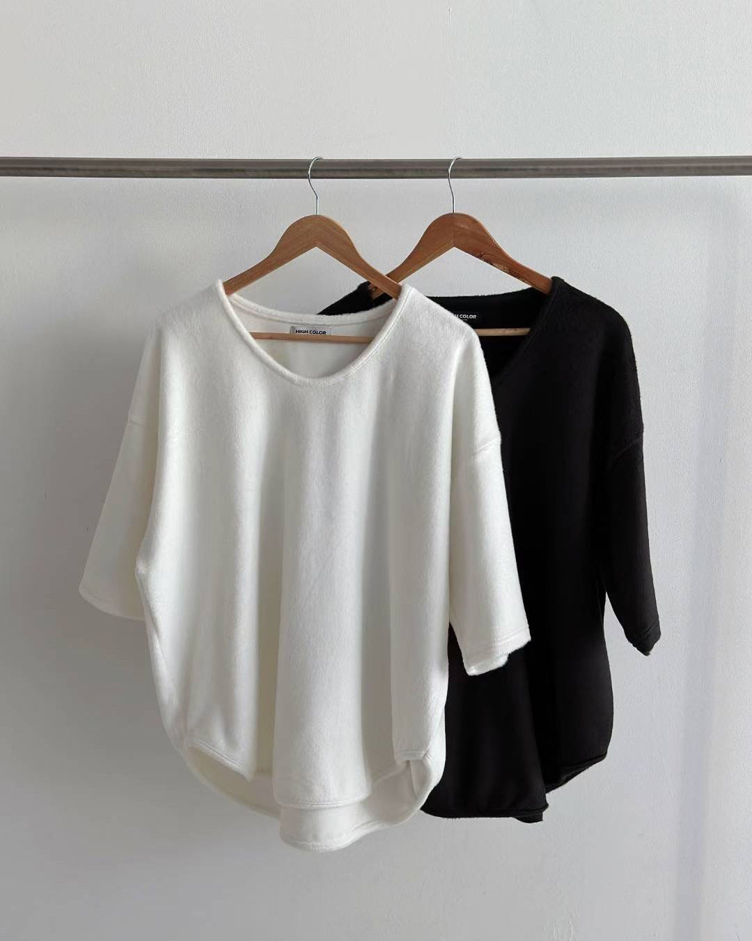 basic fluffy winter tee *pre-order*