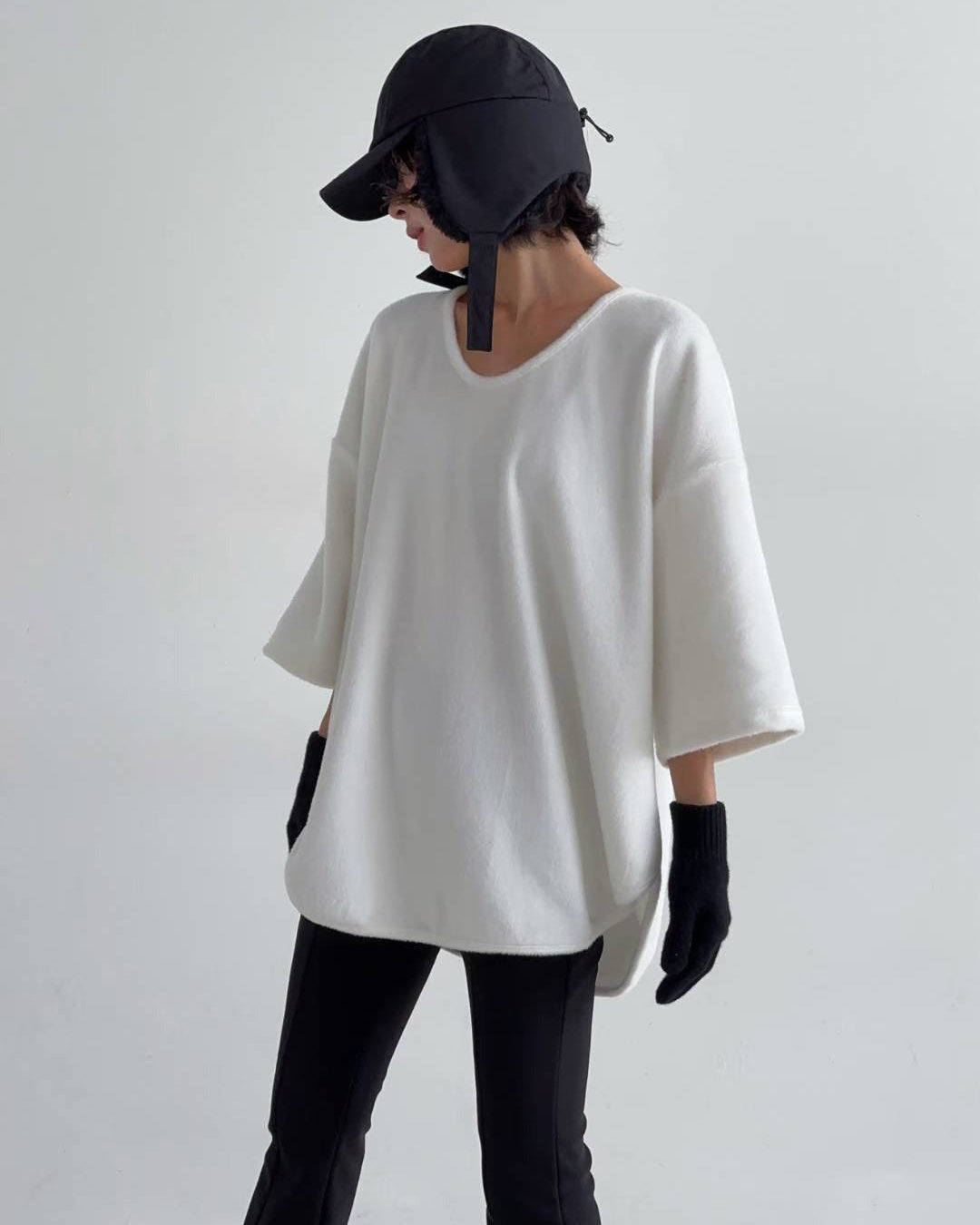 basic fluffy winter tee *pre-order*