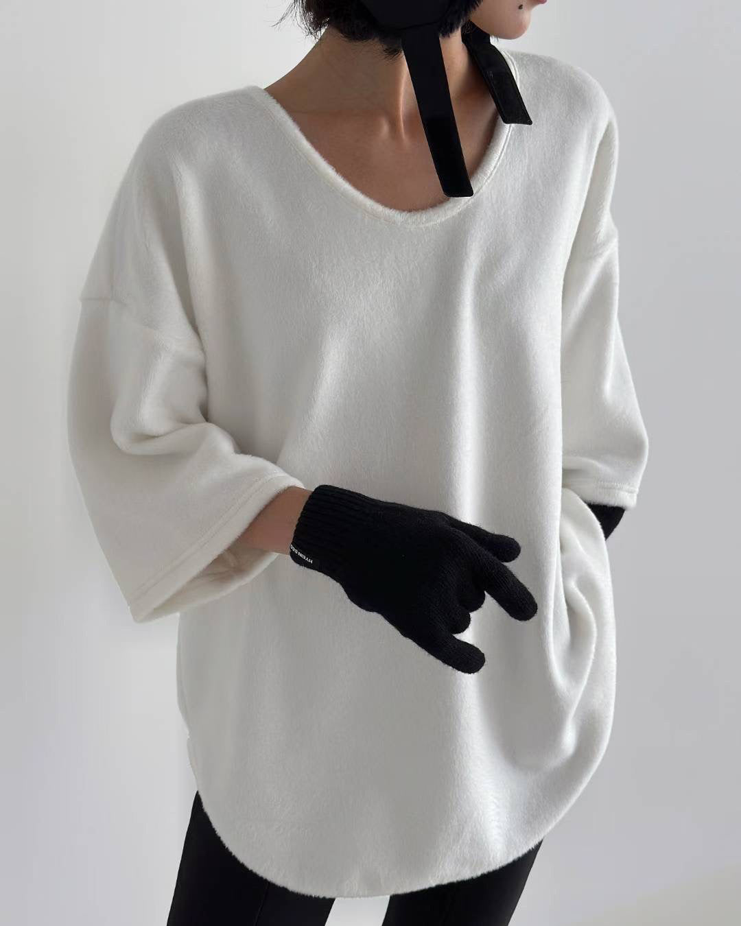 basic fluffy winter tee *pre-order*