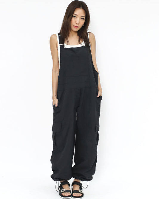 black tech jumpsuit *pre-order*