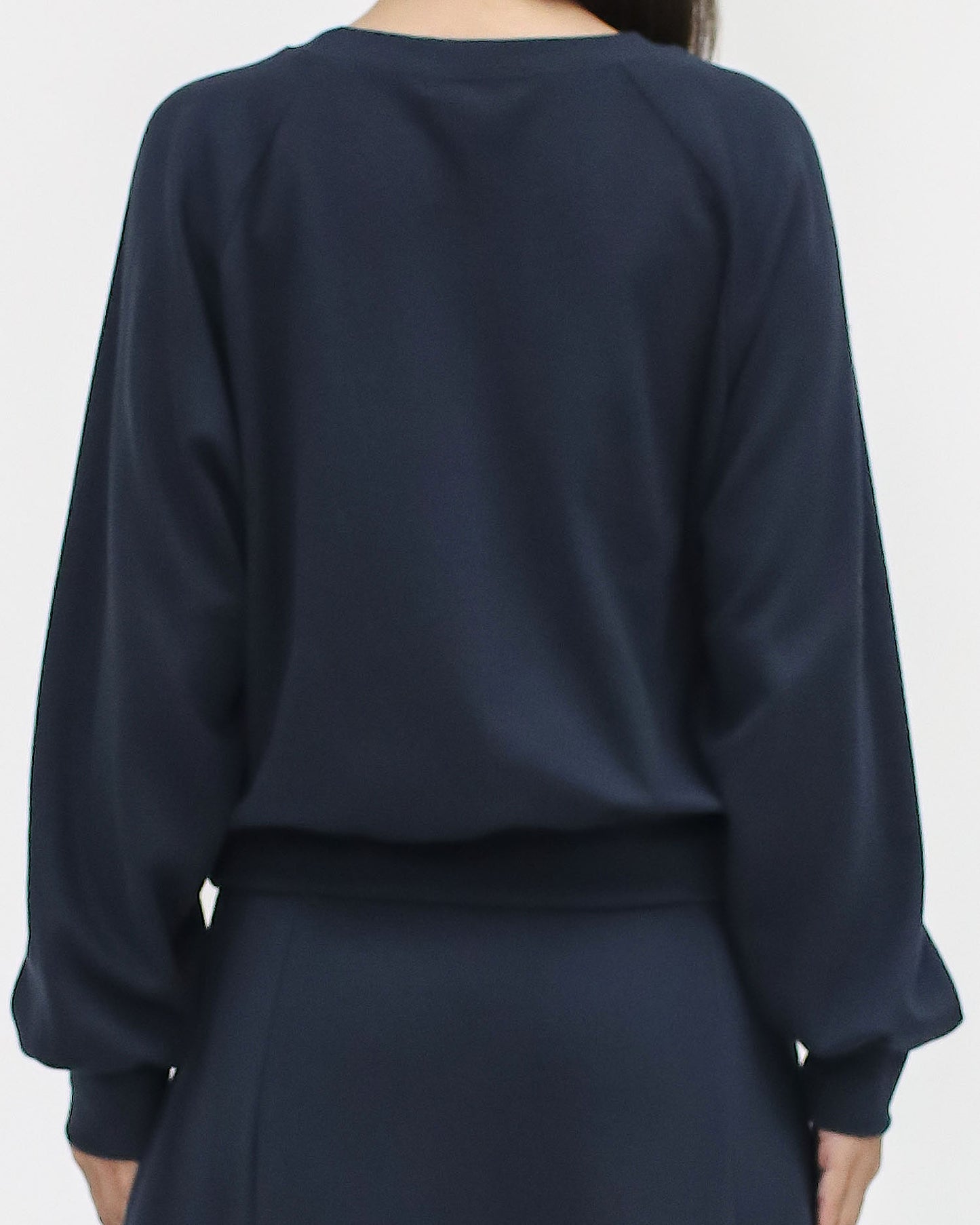 navy printed sweatshirt & skirt set *pre-order*