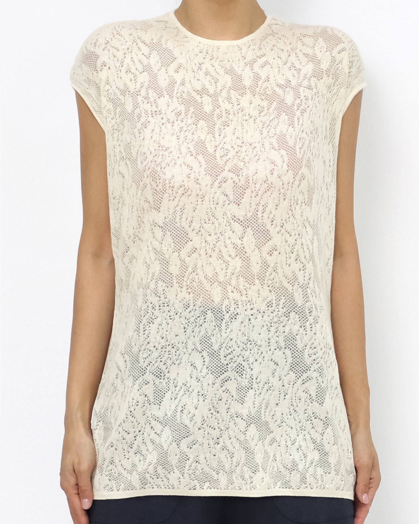 ivory lace tee *pre-order*