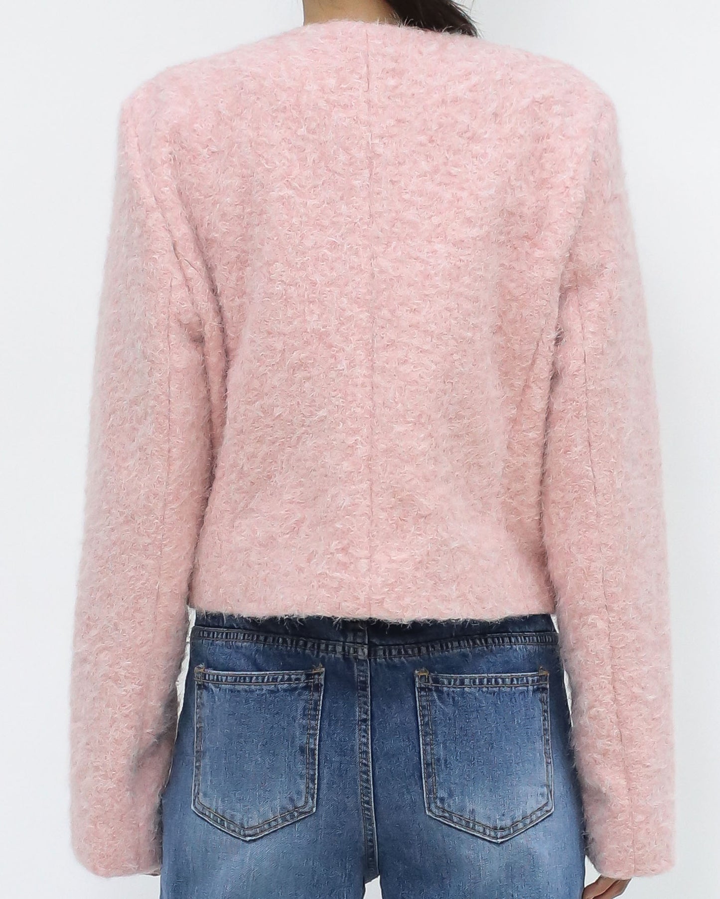 pink boucle jacket *pre-order*