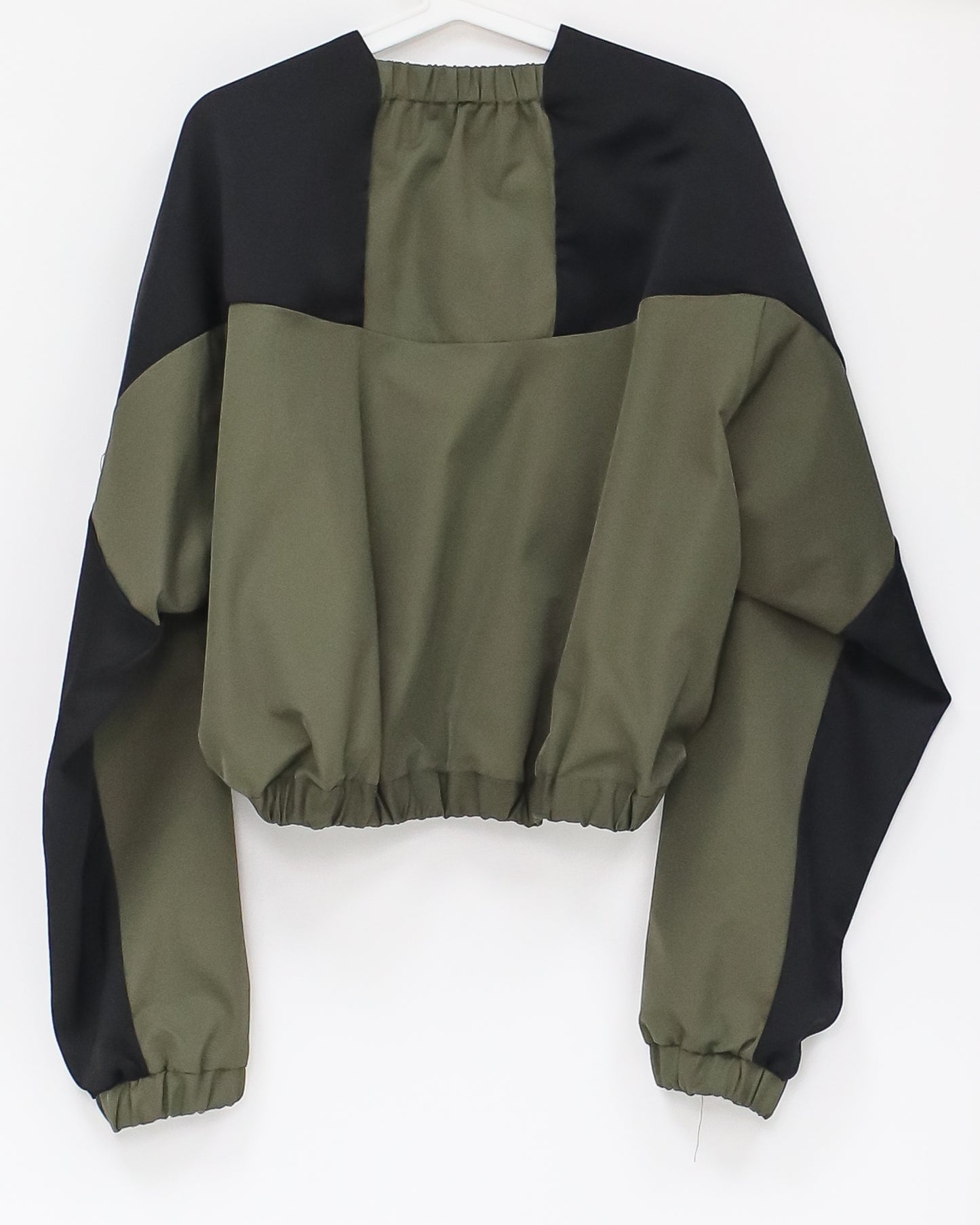 black & green tech throw on jacket *pre-order*