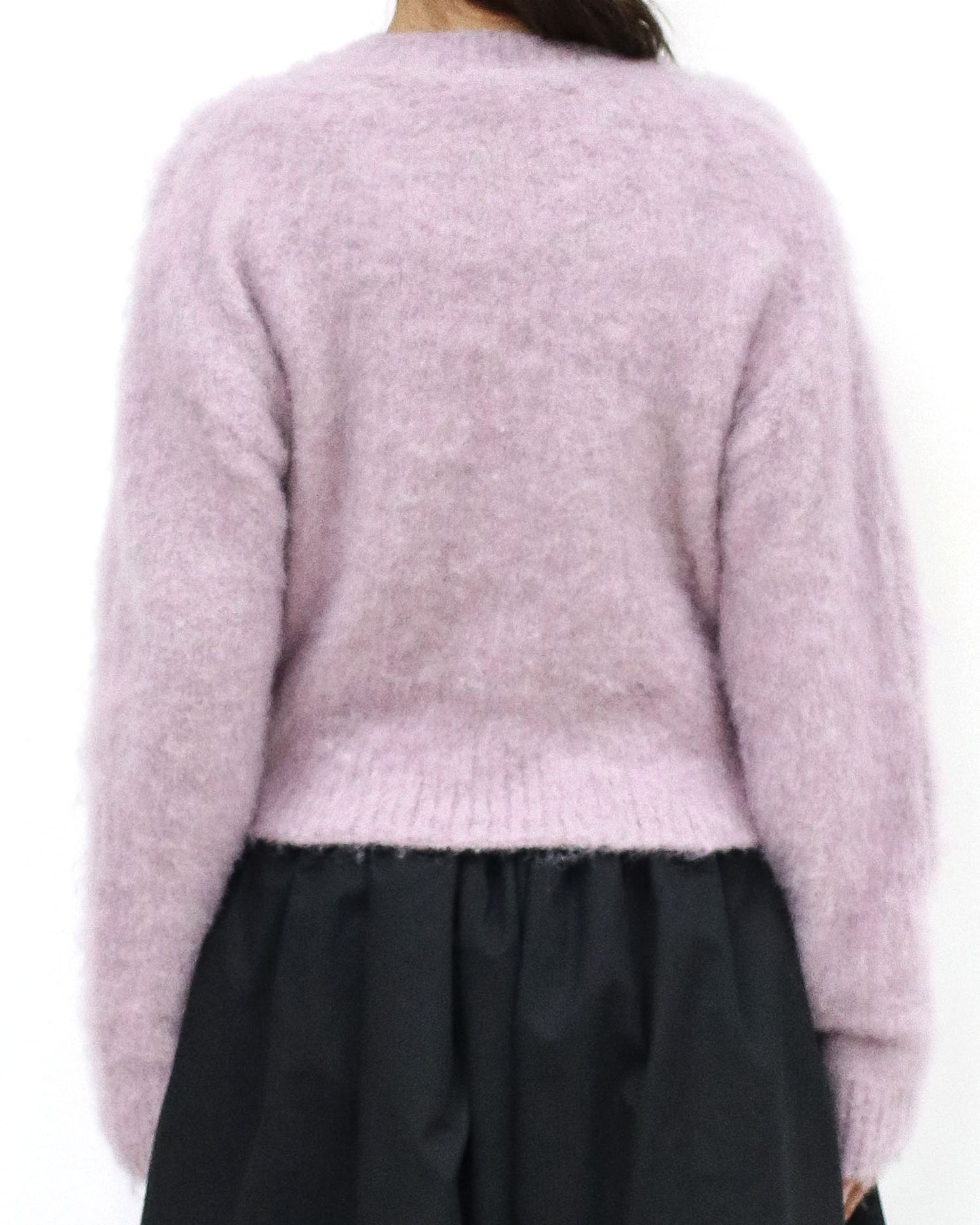 lilac boucle knitted top *pre-order*