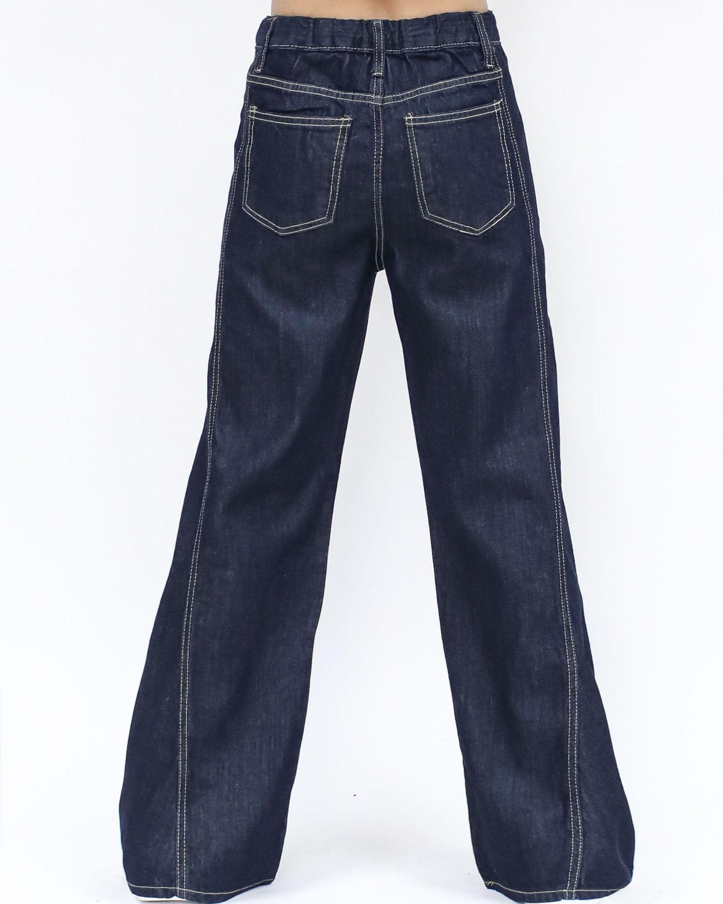 indigo denim flare jeans *pre-order*